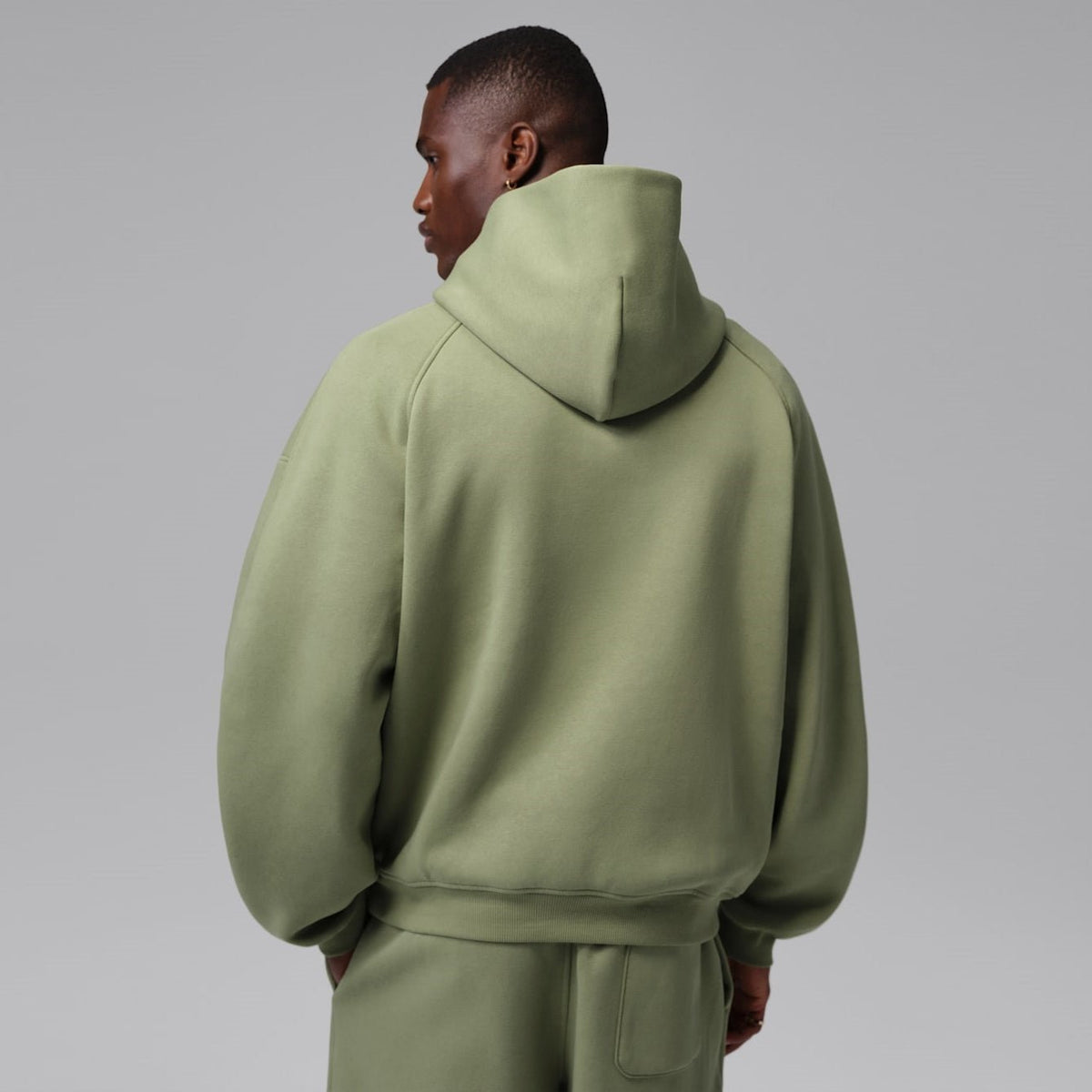 Мъжко худи Jordan Brooklyn Oversized Fleece Pullover Hoodie - IM8911-334 отзад