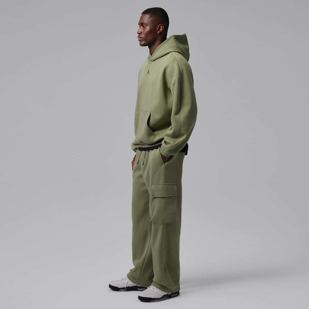 Мъжко худи Jordan Brooklyn Oversized Fleece Pullover Hoodie - IM8911-334 модел