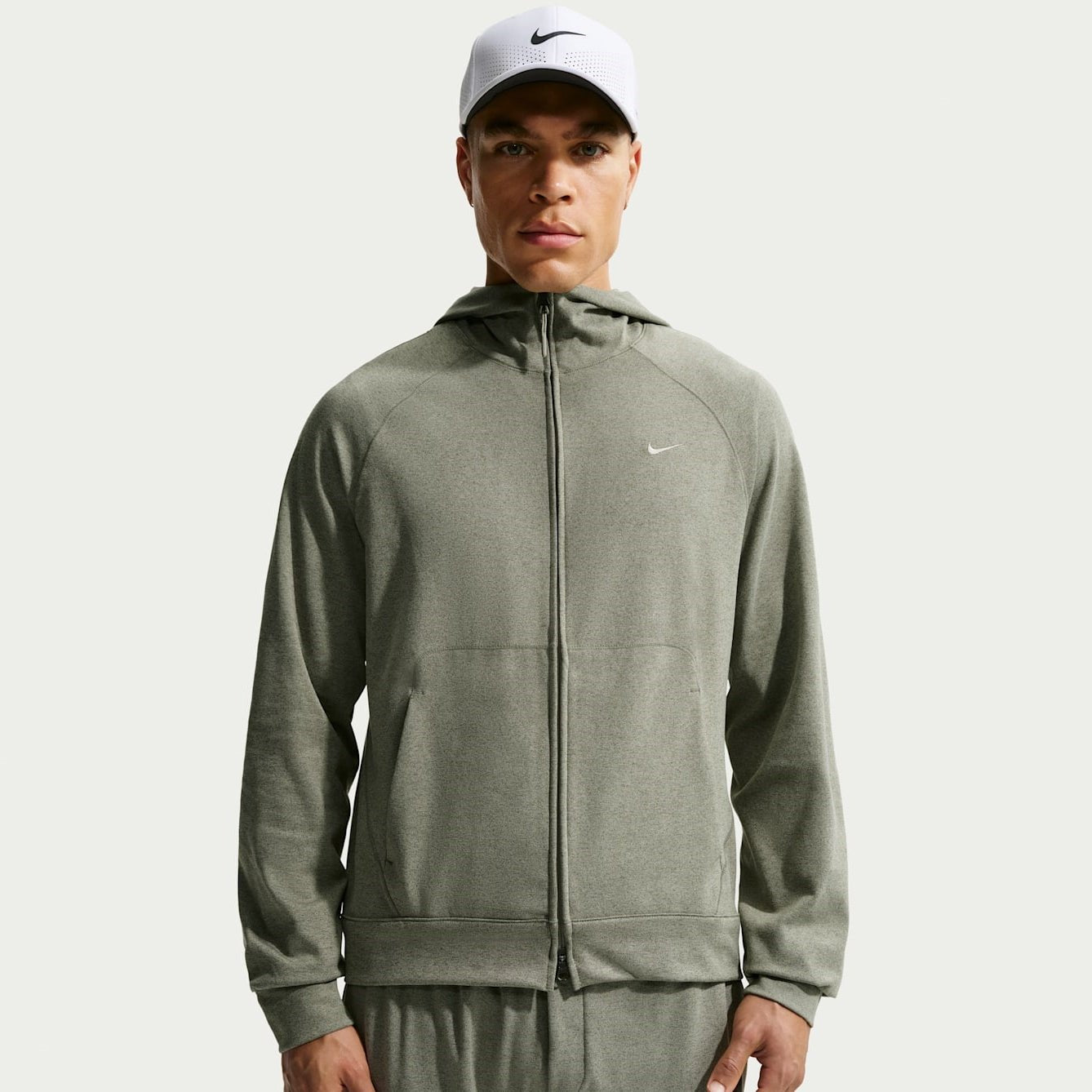 Мъжко худи Nike Primary NanoKnit Dri-FIT UV Protection Full-Zip Performance Hoodie - II1308-320