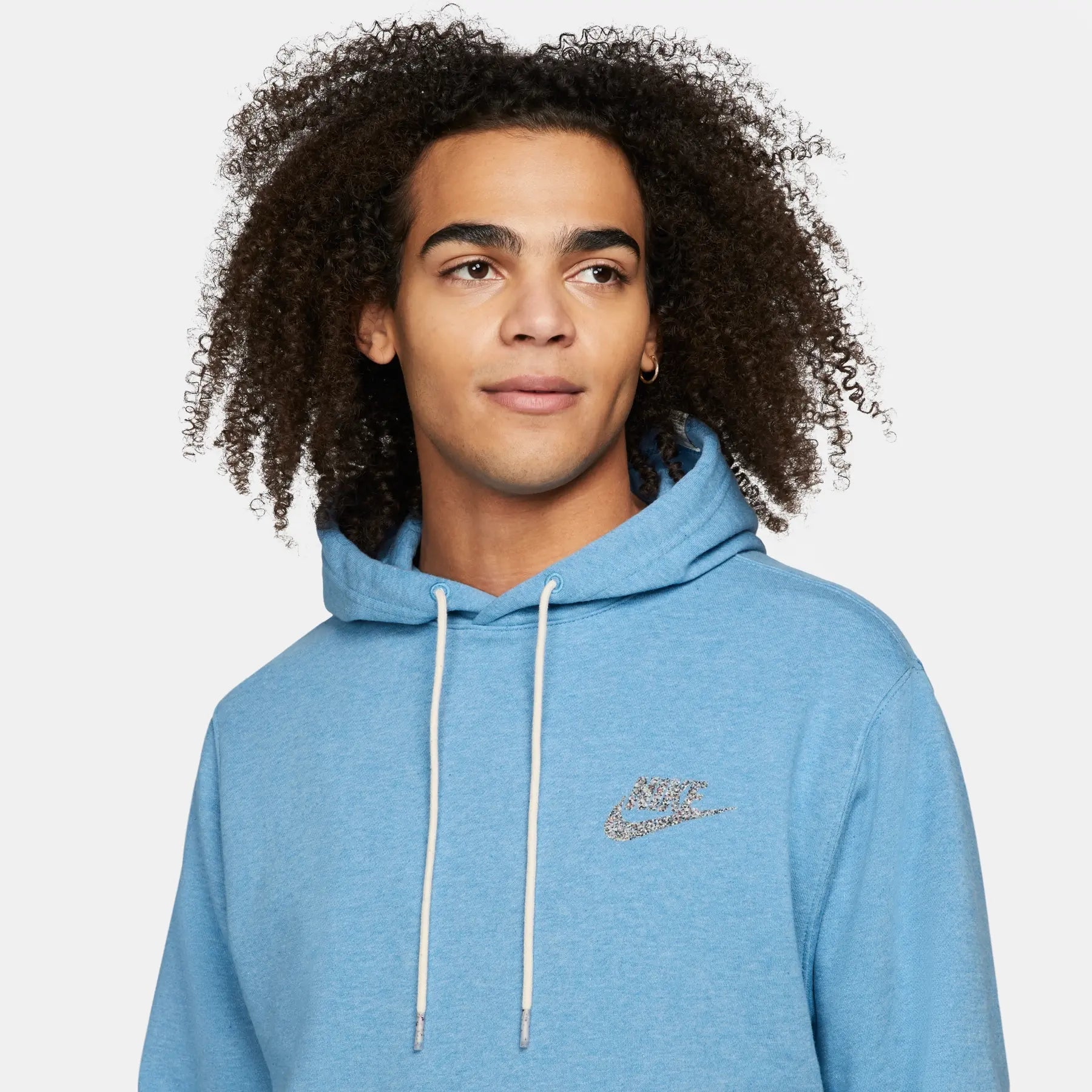 Мъжко худи Nike Sportswear Revival Fleece Hoodie - DM5624-469 детайл отпред