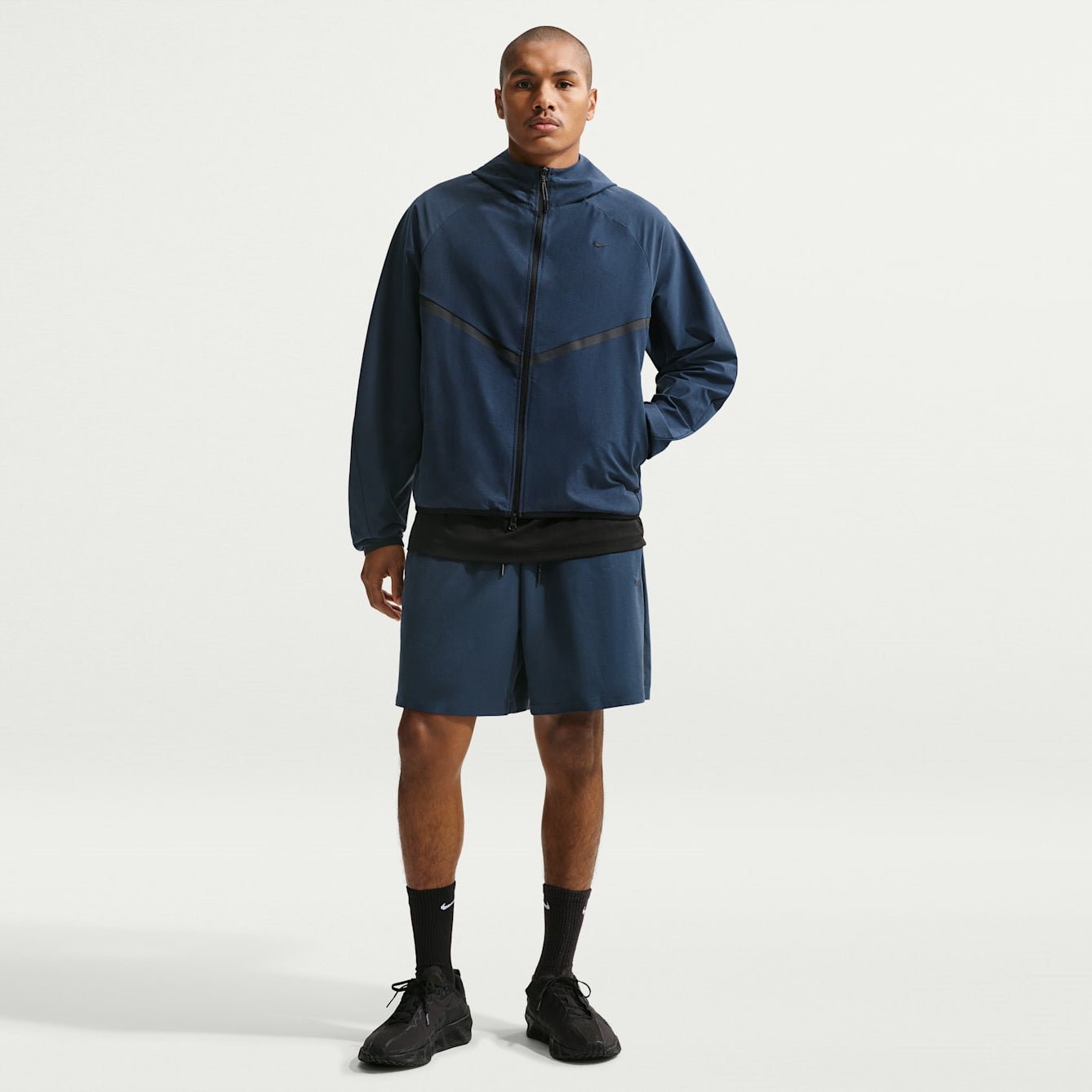 Мъжко яке Nike Tech Shori Knit Full-Zip Windrunner Jacket IF1345-451 модел отпред