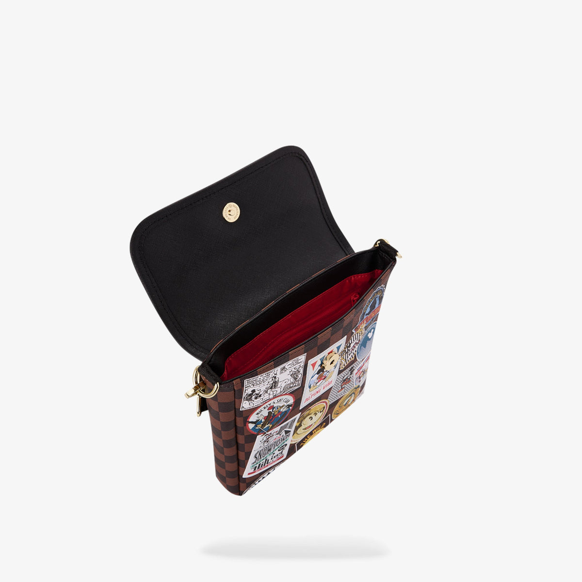 Унисекс чанта Sprayground MICKEY MOUSE GLOBAL MOGUL MESSENGER SLING - 910B8937NSZ отгоре