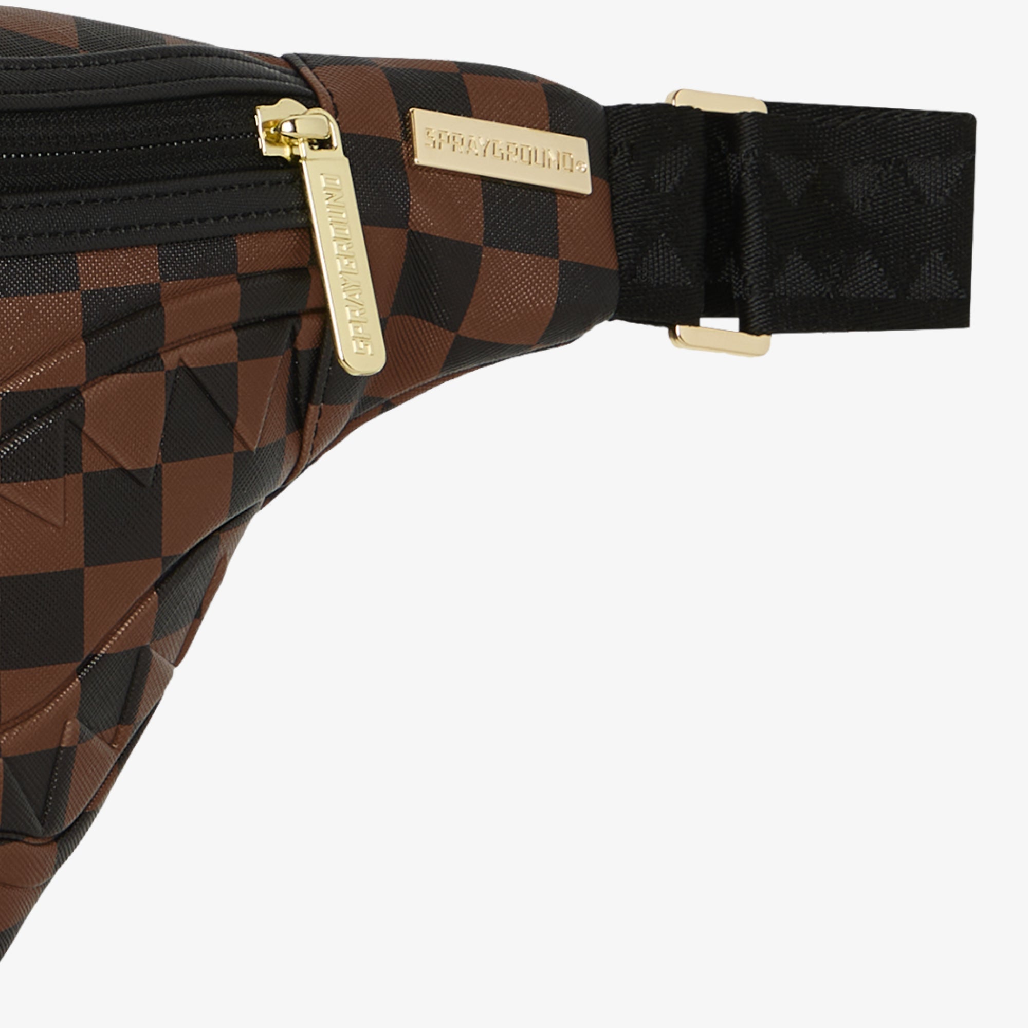 Унисекс чанта Sprayground Red Redemption Pyramid Savvy Crossbody - 910B8903NSZ детайл цип