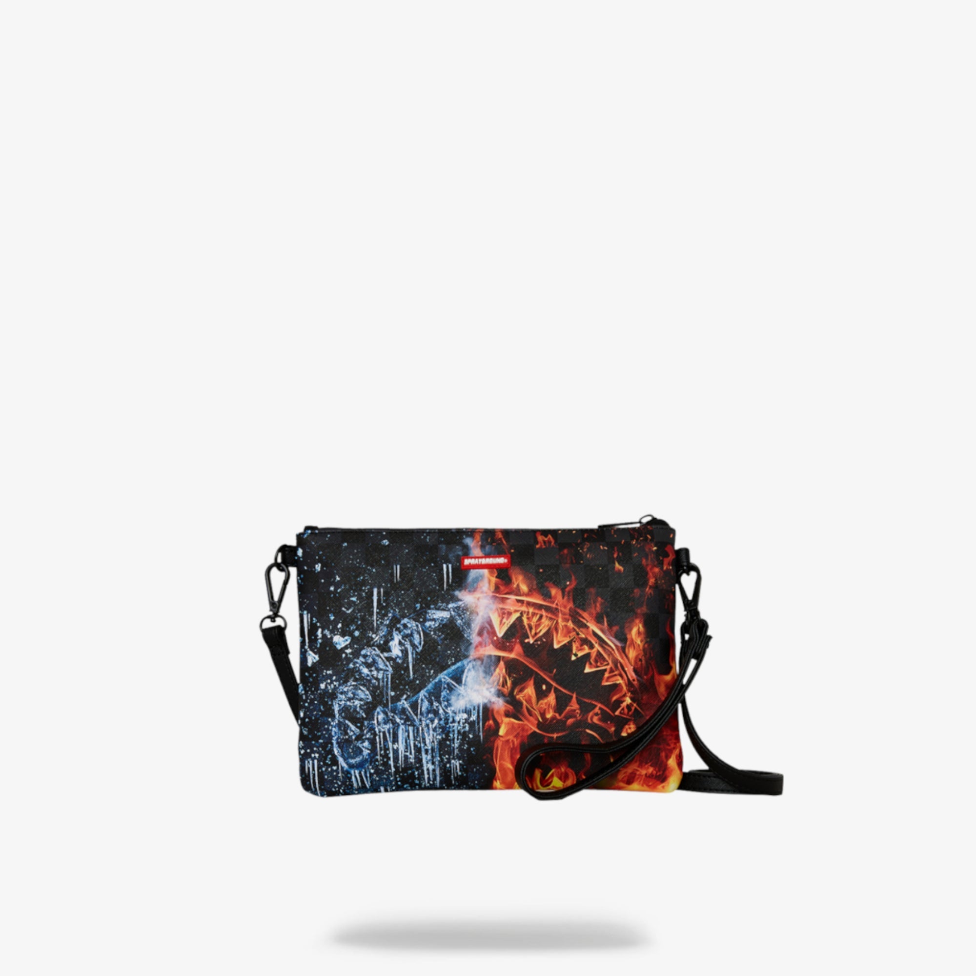 Унисекс клъч Sprayground Fire & Ice Shark Crossover Clutch - Airhouse