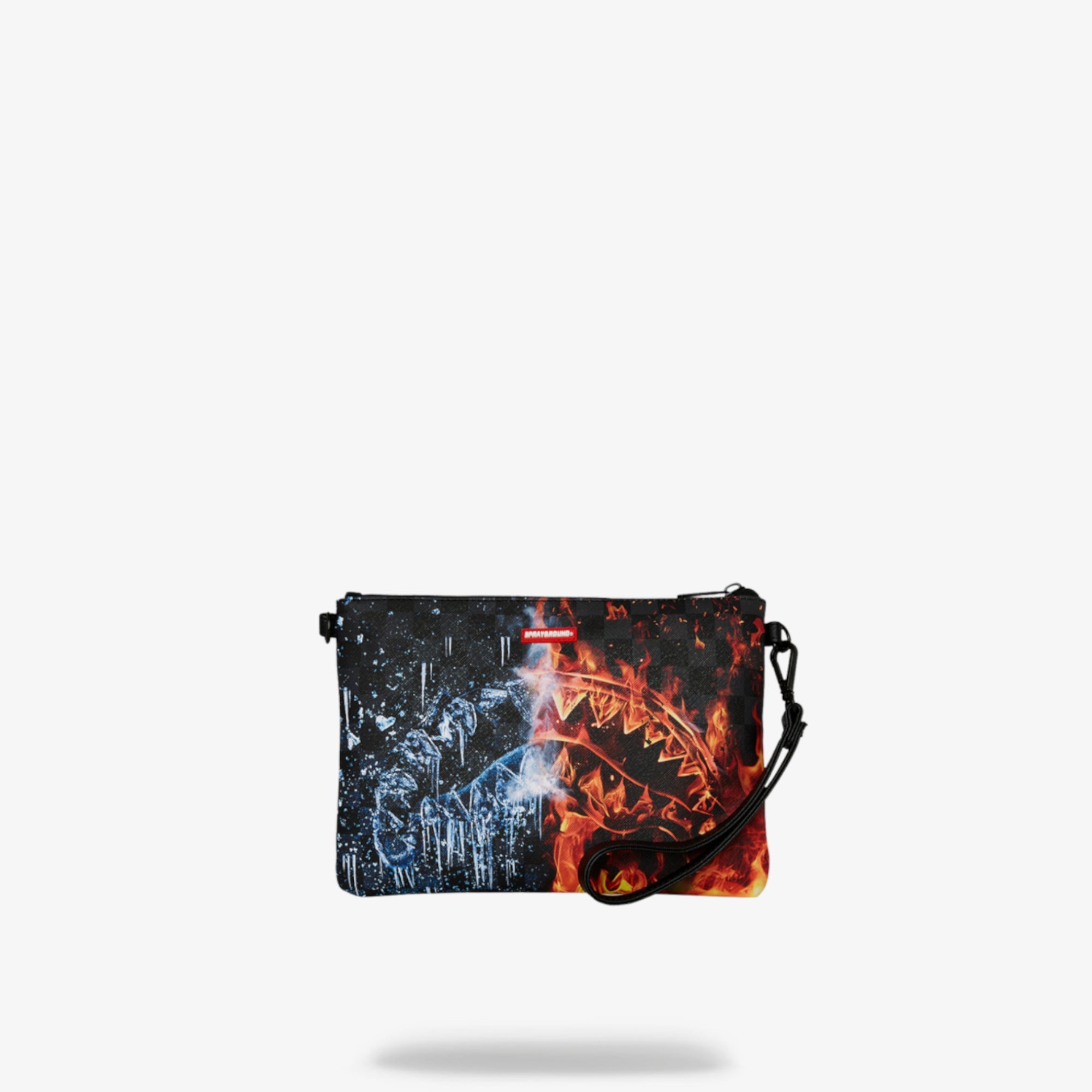 Унисекс клъч Sprayground Fire & Ice Shark Crossover Clutch - Airhouse