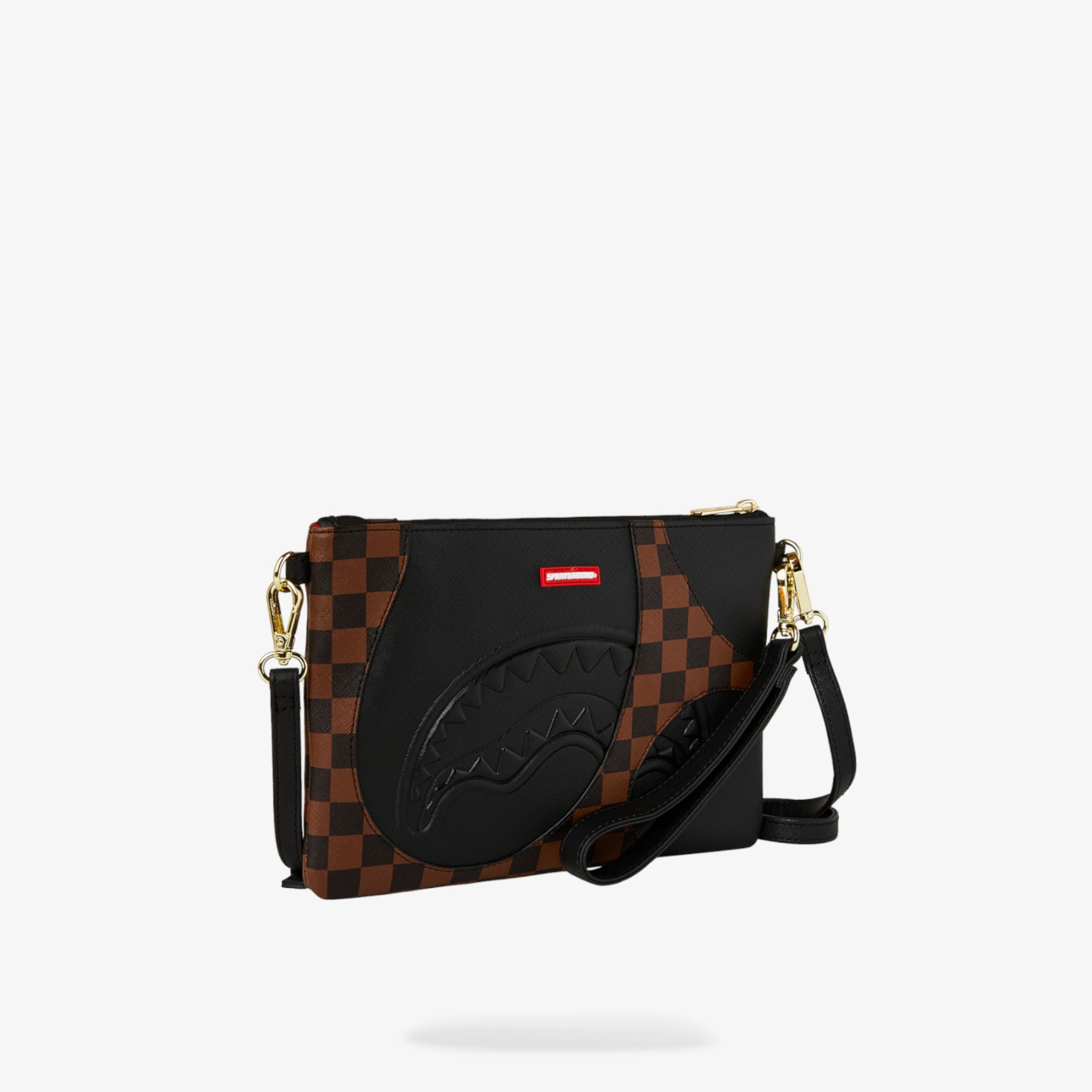 Унисекс клъч Sprayground Jetstream Brown Crossover Clutch - Airhouse
