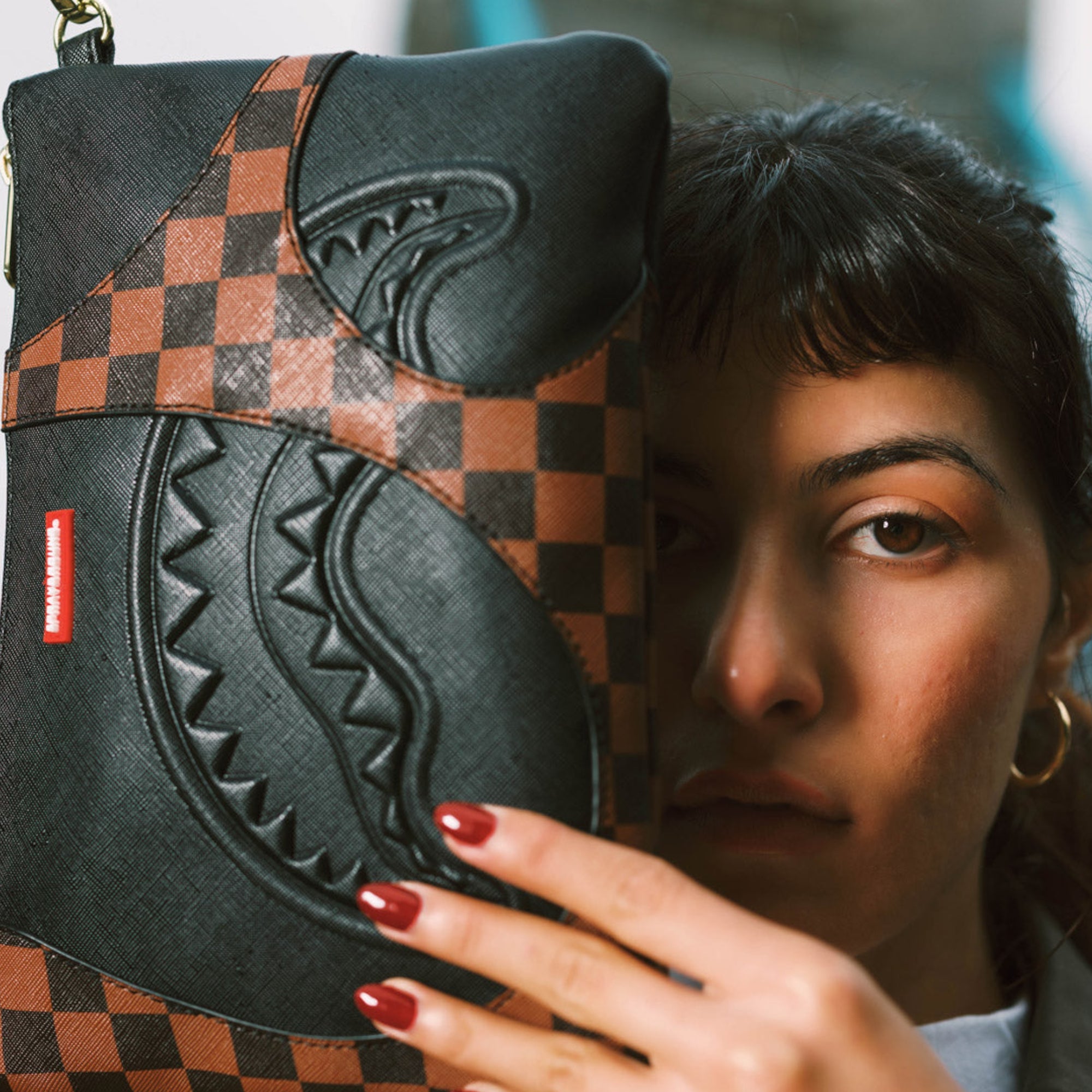 Унисекс клъч Sprayground Jetstream Brown Crossover Clutch - Airhouse