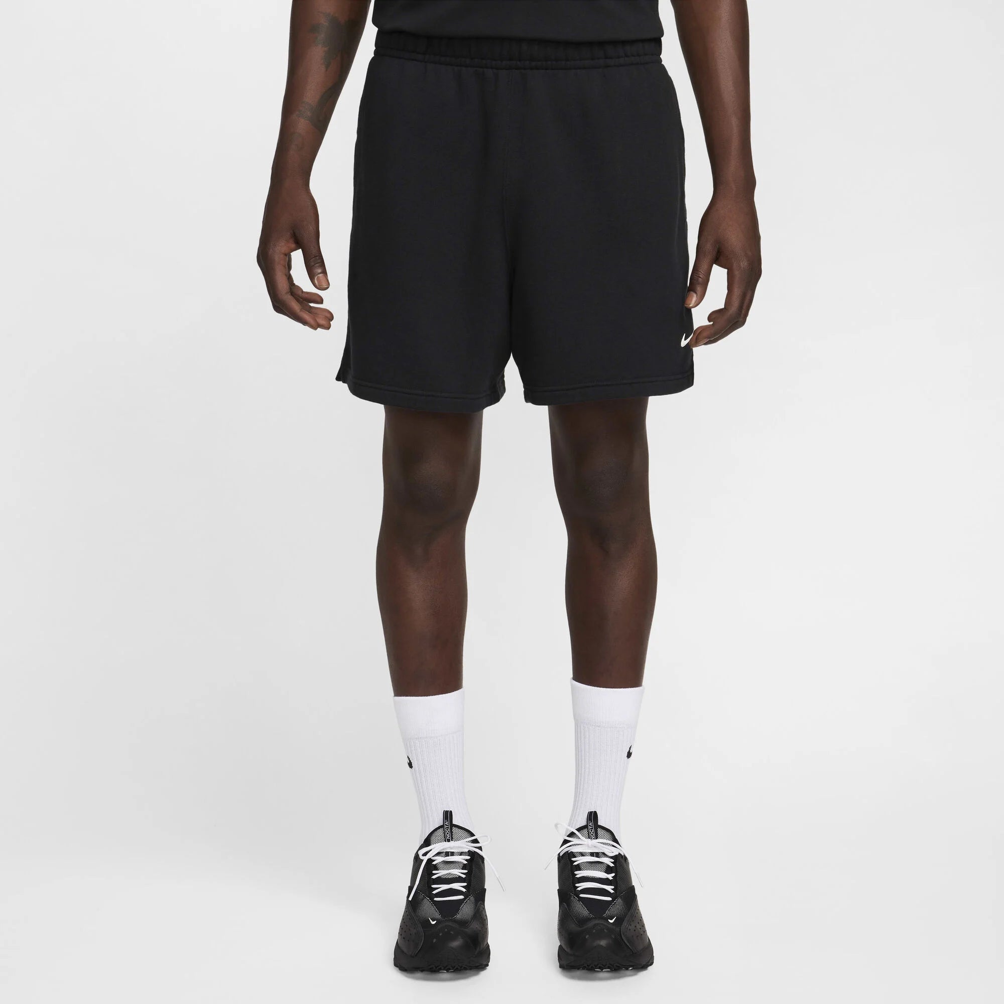 Унисекс къс панталон Nike X Nocta Cardinal Fleece Shorts - FQ0408-010 отпред мъж