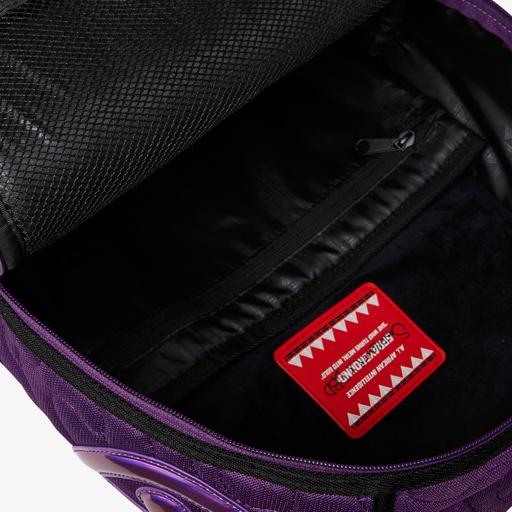Унисекс раница Sprayground Ai Quilted Iridescent Backpack - 910B7717NSZ детайл отвътре