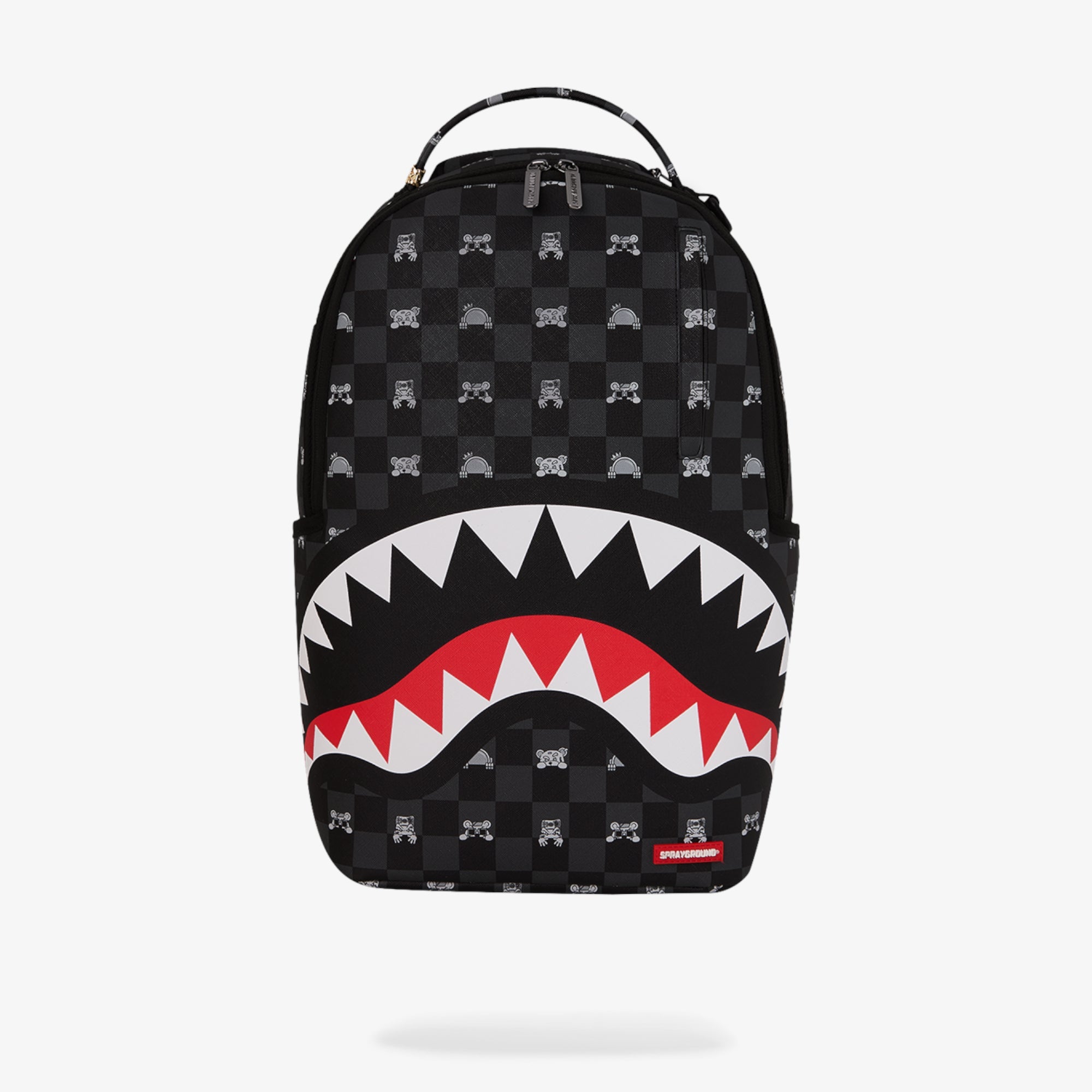 Унисекс раница Sprayground Gray Peeking Character Check DLXSV Backpack - 910B8872NSZ