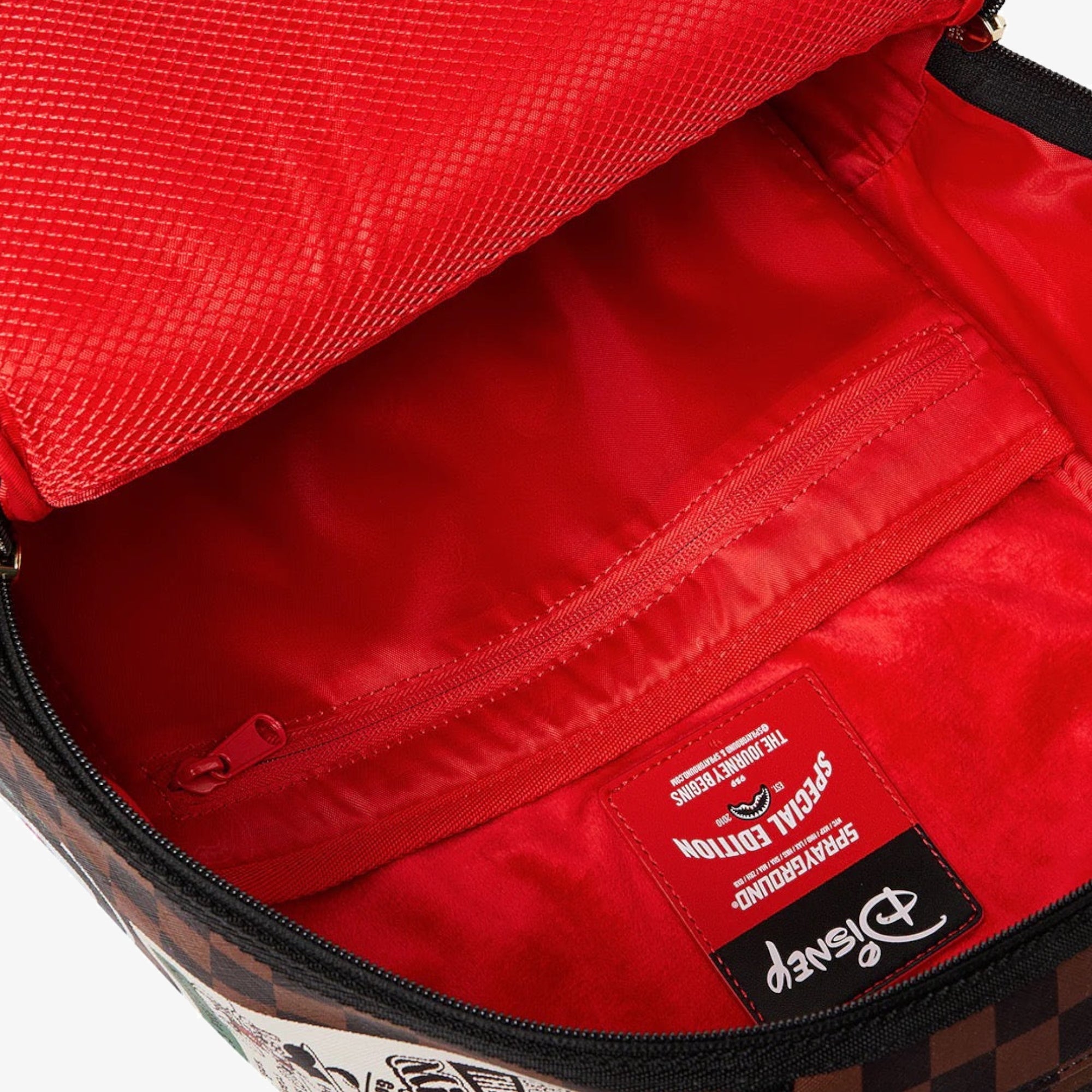 Унисекс раница Sprayground Mickey Mouse Global Mogul Backpack - 910B8835NSZ детайл вътрешно отделение