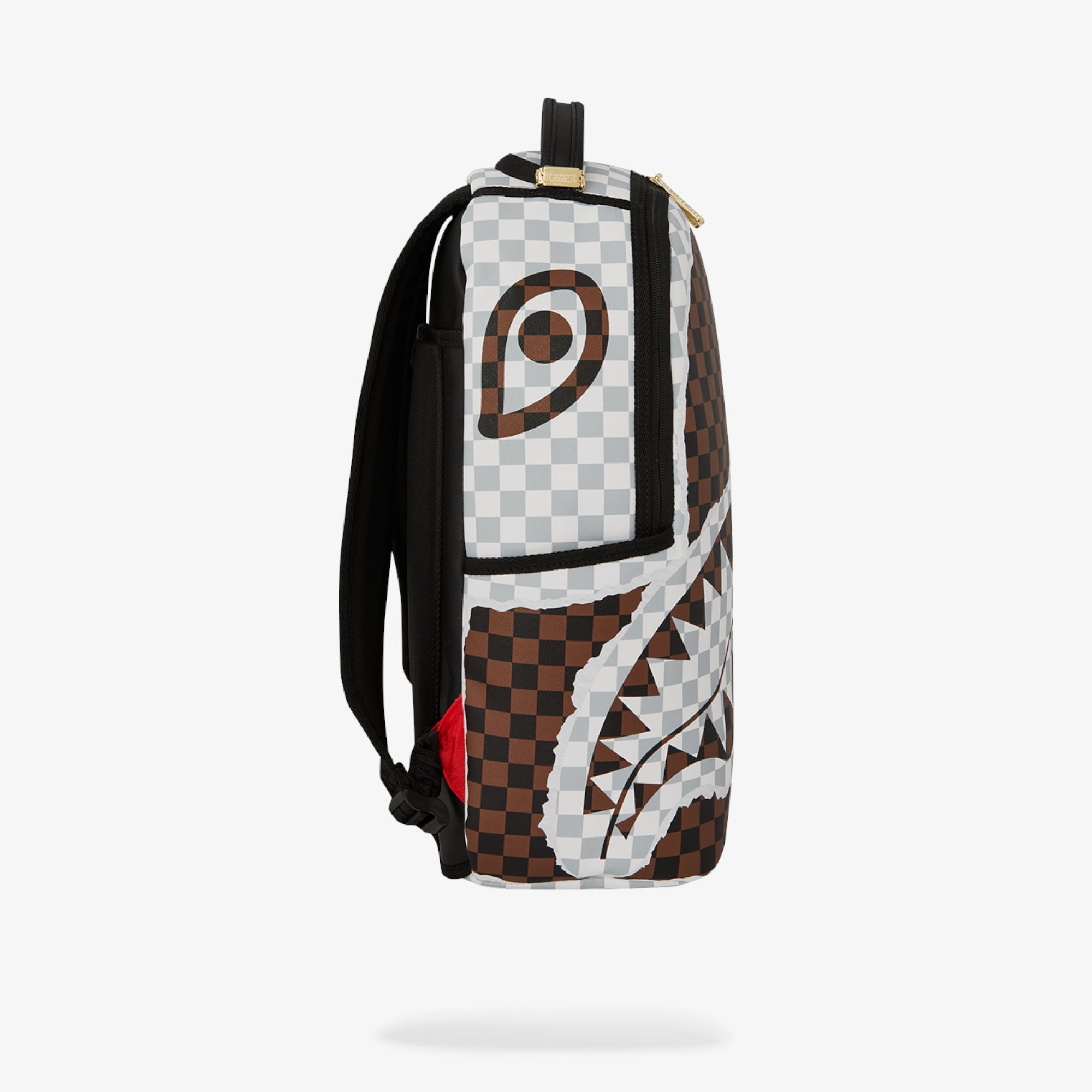 Унисекс раница Sprayground Cream And Brown Tear Check Backpack - Airhouse