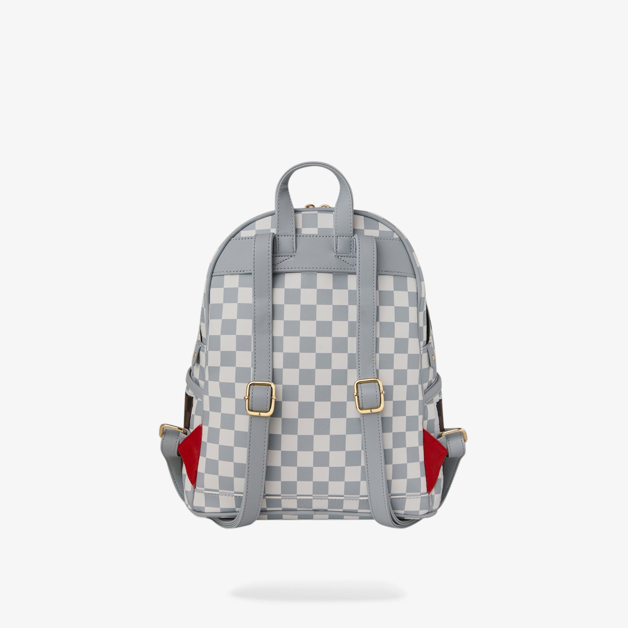 Унисекс раница Sprayground Cream And Brown Tear Check Savage Backpack - Airhouse