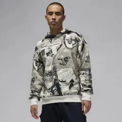 Brooklyn Fleece Printed Pullover Hoodie