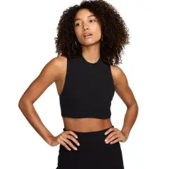 Tight Mock-Neck Cropped Tank Top