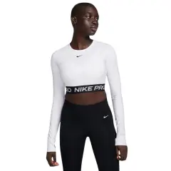 Pro  Dri-FIT Cropped Long-Sleeve Top