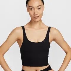 Zenvy Rib Light-Support Padded Sports Bra