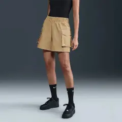 Sportswear Essential Woven High-Waisted 5&quot; Cargo Shorts