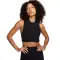 Tight Mock-Neck Cropped Tank Top - 6770