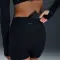 One High-Waisted Biker Shorts - 5289