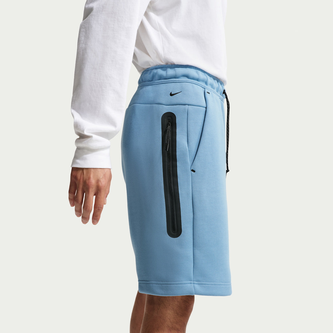 Мъжки къс панталон Nike Tech Fleece Shorts - IM0693-486 страничен джоб