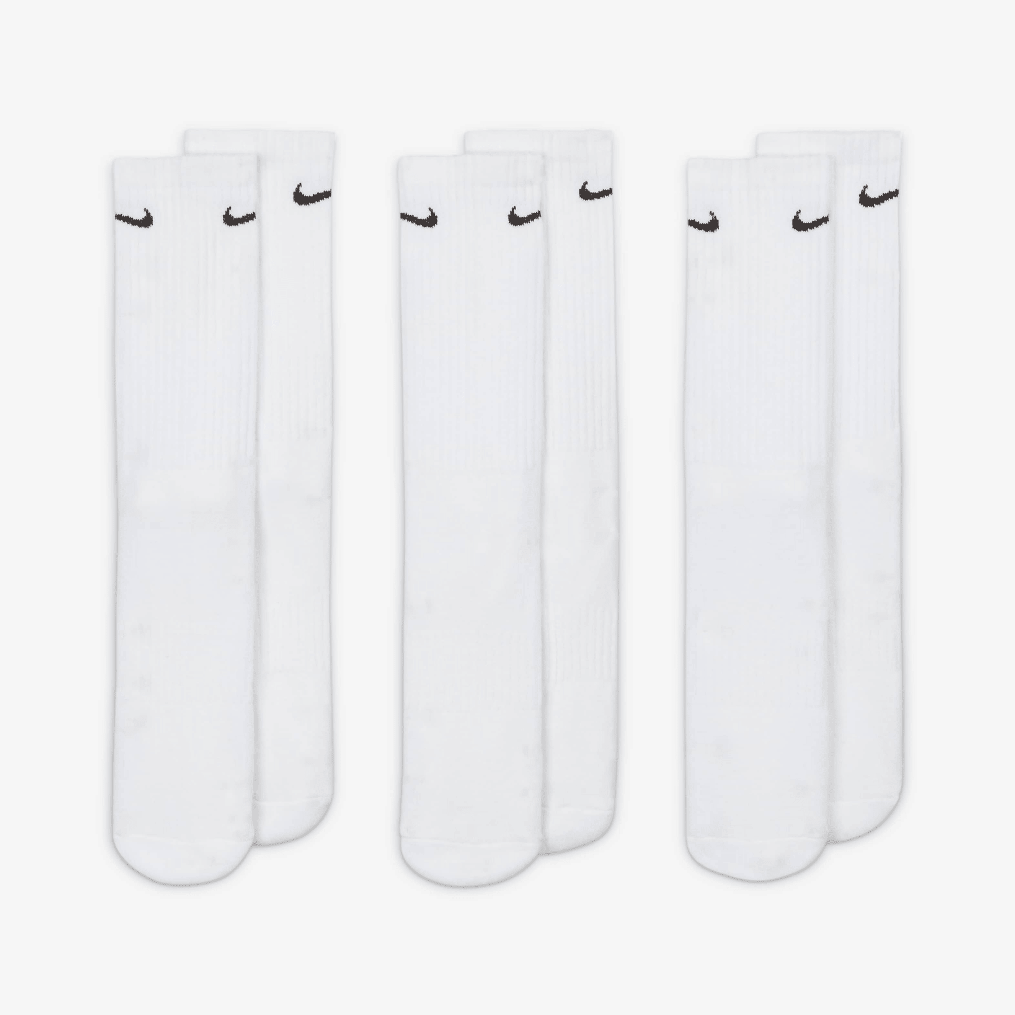 Чорапи Nike Everyday Cushioned Crew SX7664-100 отпред