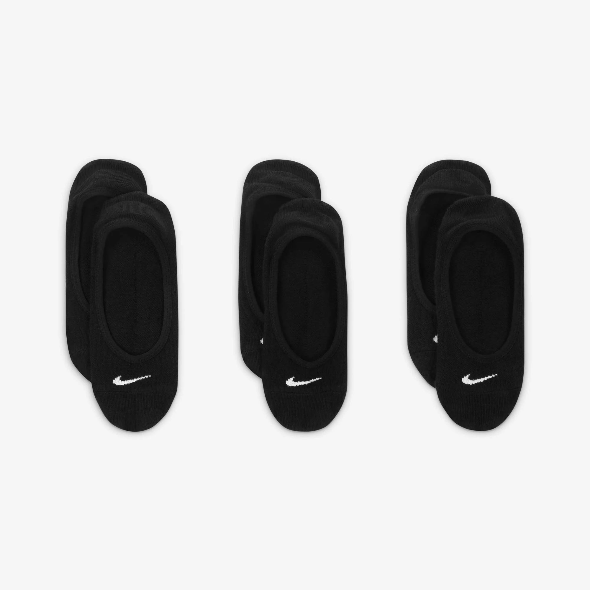 Унисекс чорапи Nike Everyday Lightweight Training Footie Socks 3 Pairs - SX4863-010 отгоре