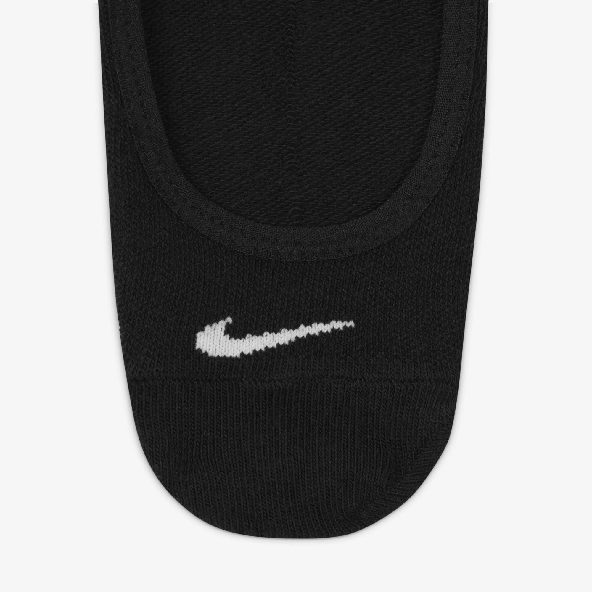 Унисекс чорапи Nike Everyday Lightweight Training Footie Socks 3 Pairs - SX4863-010 детайл лого