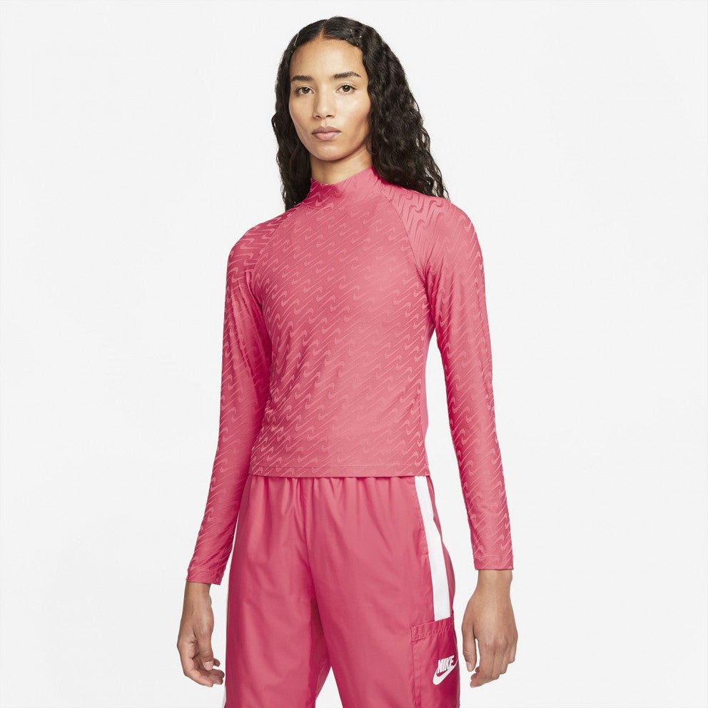 Дамска блуза Nike Sportswear Icon Clash Mock Long Sleeve Top - DD5098-622