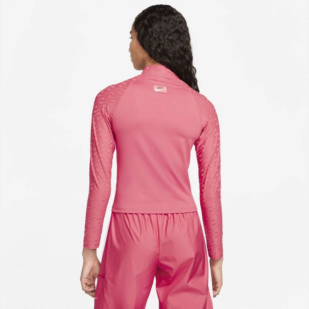 Дамска блуза Nike Sportswear Icon Clash Mock Long Sleeve Top - DD5098-622 отзад