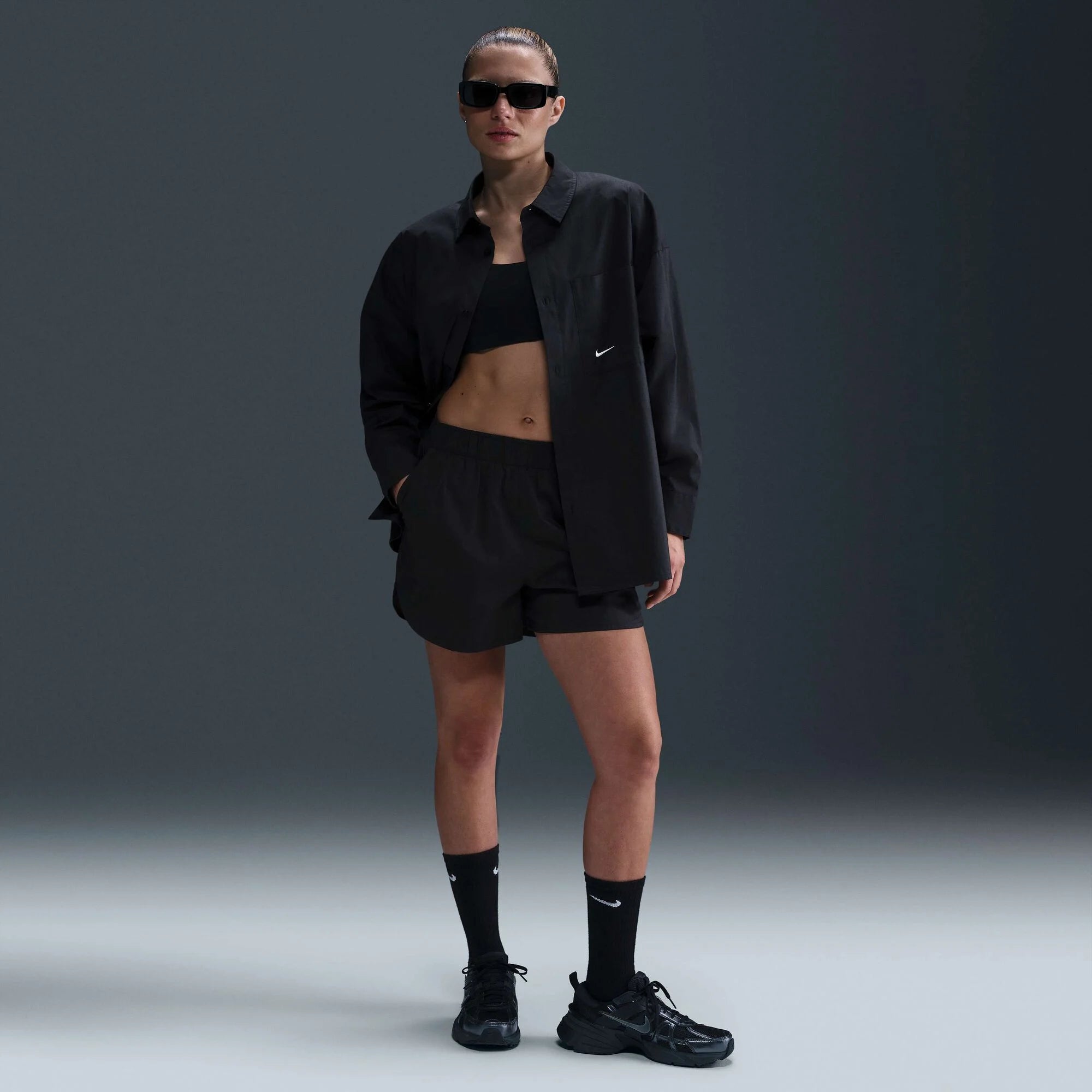 Дамска риза Nike Chill Poplin Loose Top - Airhouse