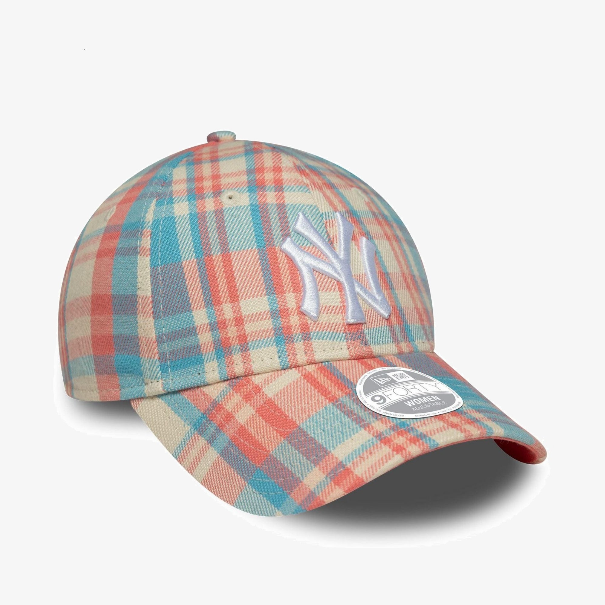 Дамска шапка New Era WMNS CHECK 9FORTY - 60691315 отстрани