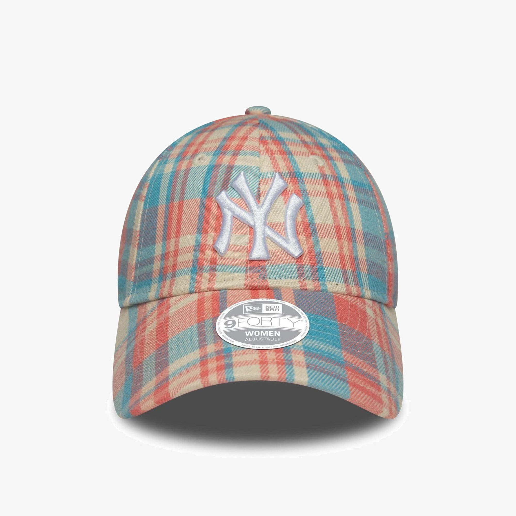 Дамска шапка New Era WMNS CHECK 9FORTY - 60691315 отпред