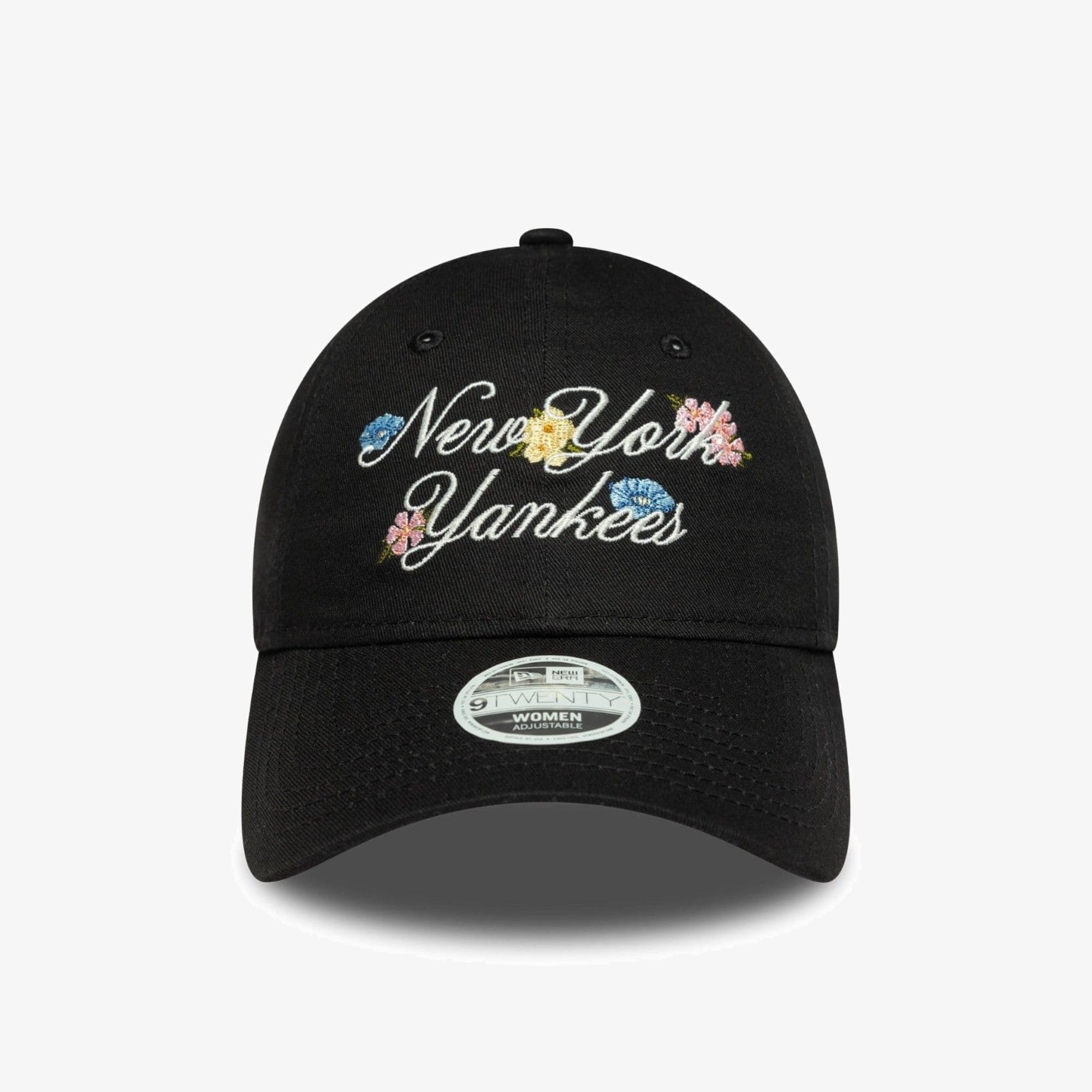 Дамска шапка New Era WMNS FLORAL SCRIPT - 60691240 отпред