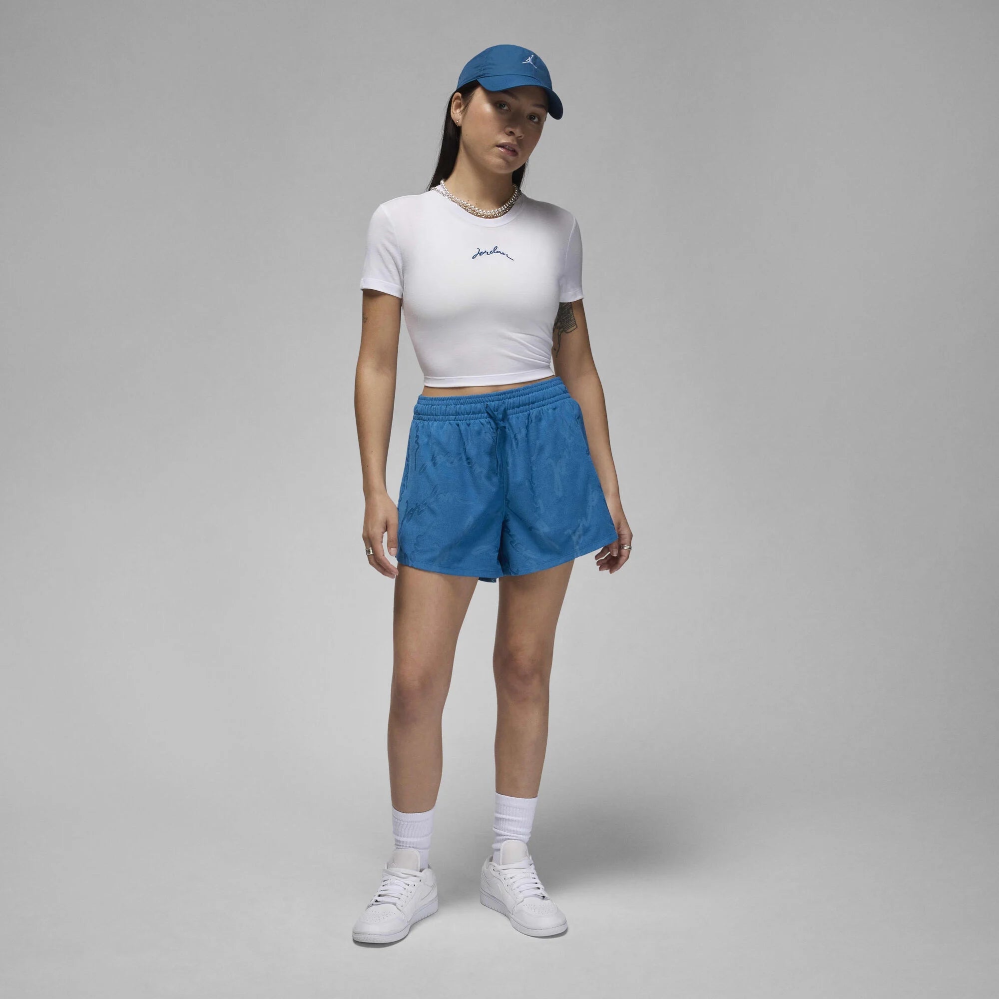 Дамска тениска Jordan Slim Cropped T-Shirt - Airhouse