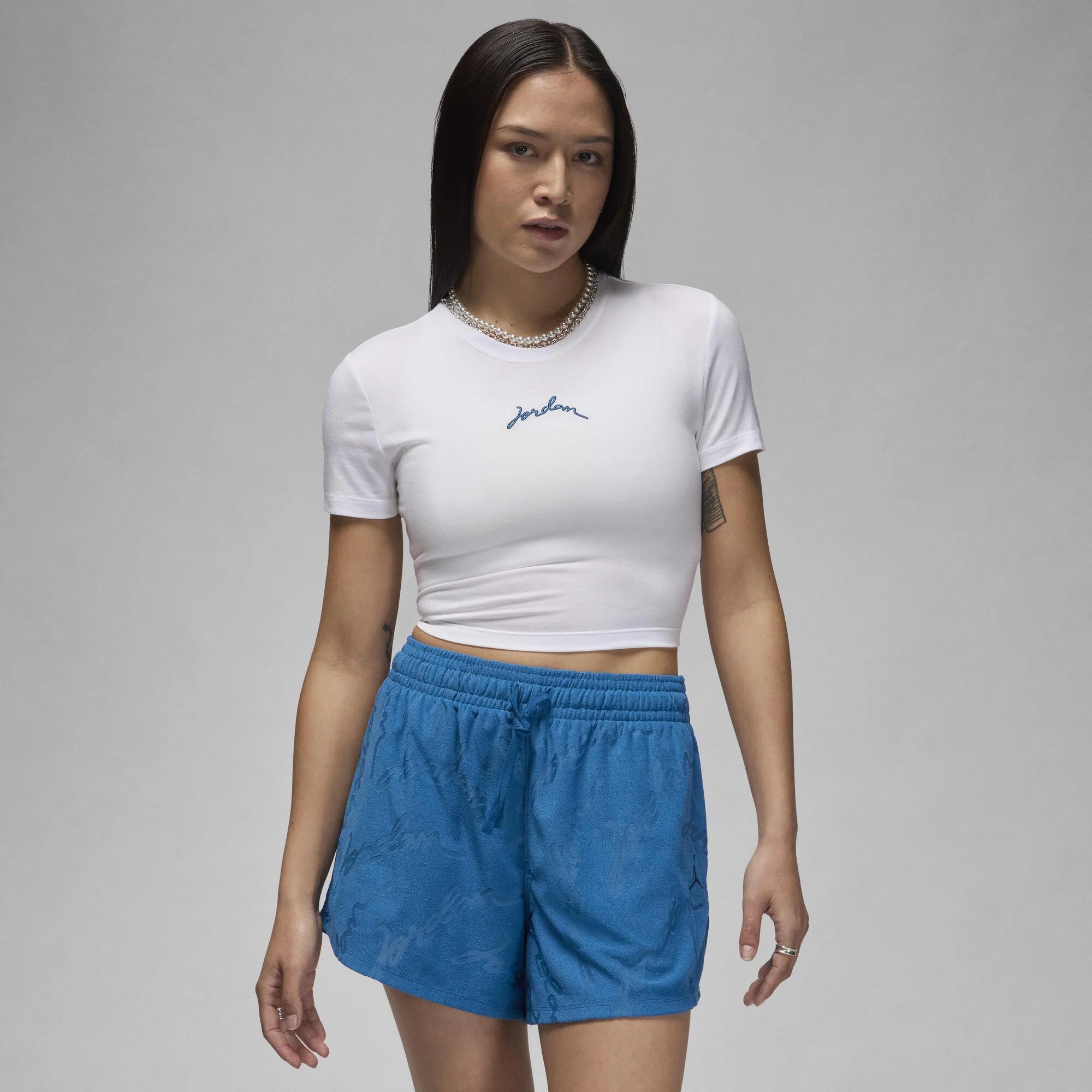 Дамска тениска Jordan Slim Cropped T-Shirt - Airhouse