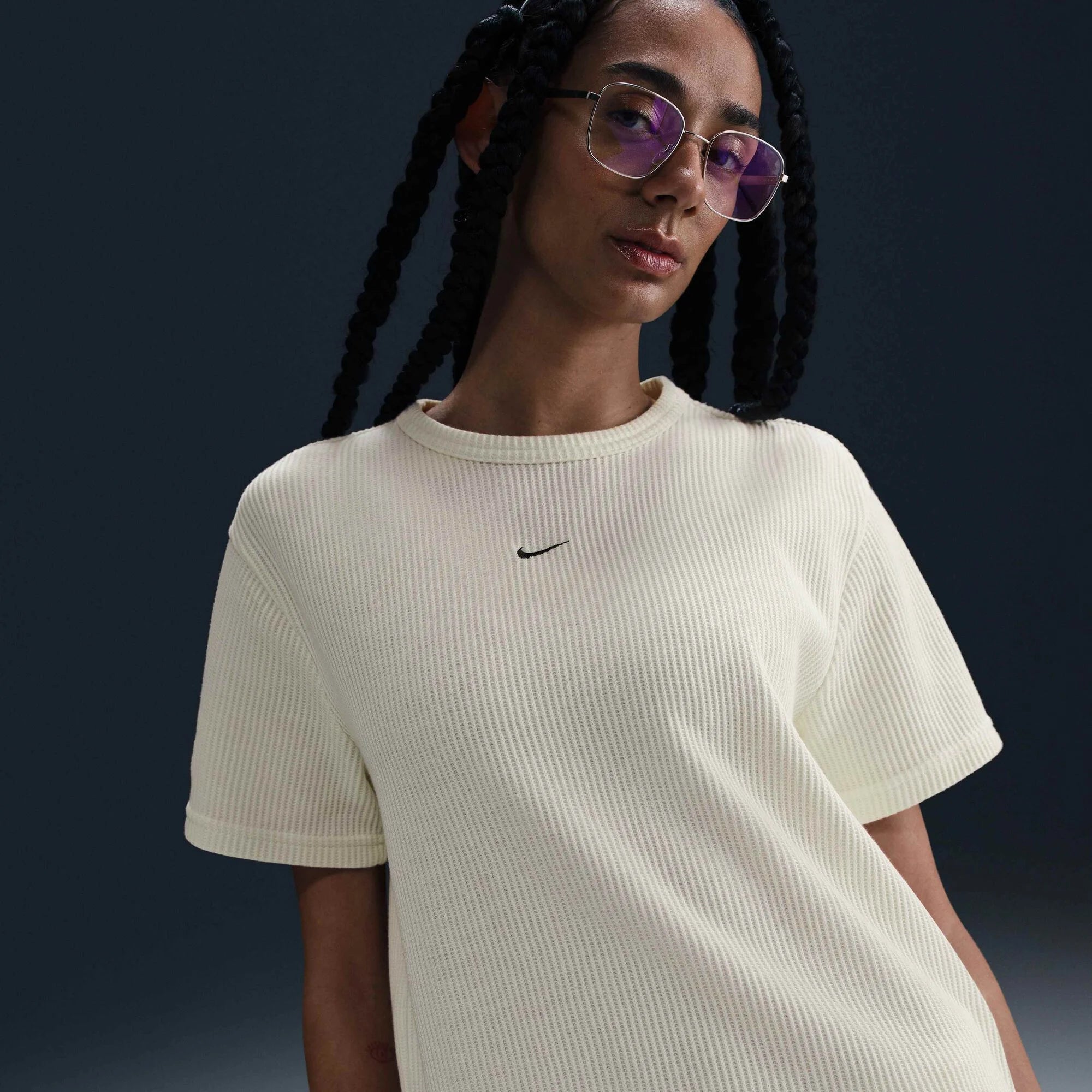 Дамска тениска Nike Chill Waffle Top - Airhouse