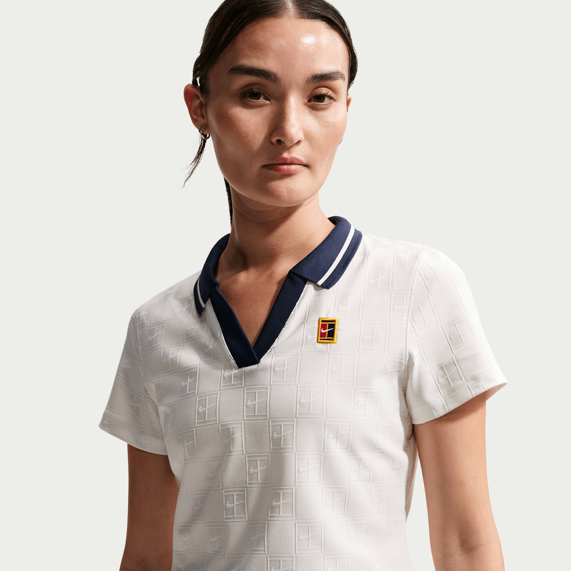 Дамска тениска Nike Court Collection Dri-FIT Cropped Tennis Polo - IB0772-133