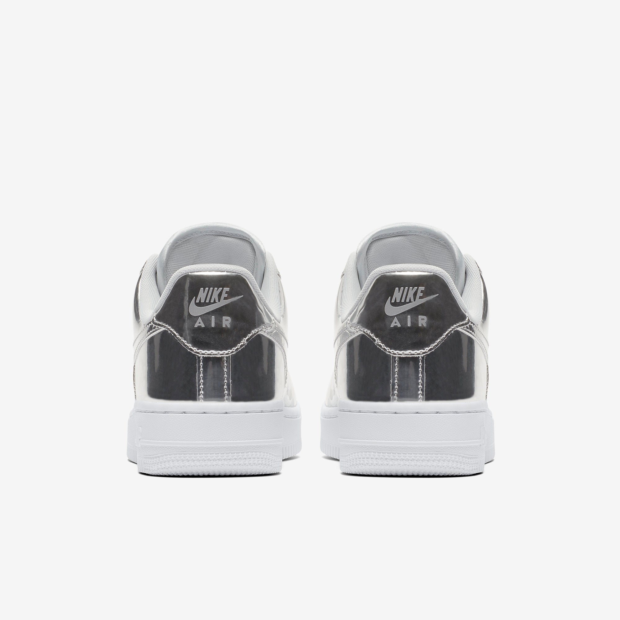 Дамски кецове Nike Air Force 1 SP Liquid Metal - CQ6566-001 отзад