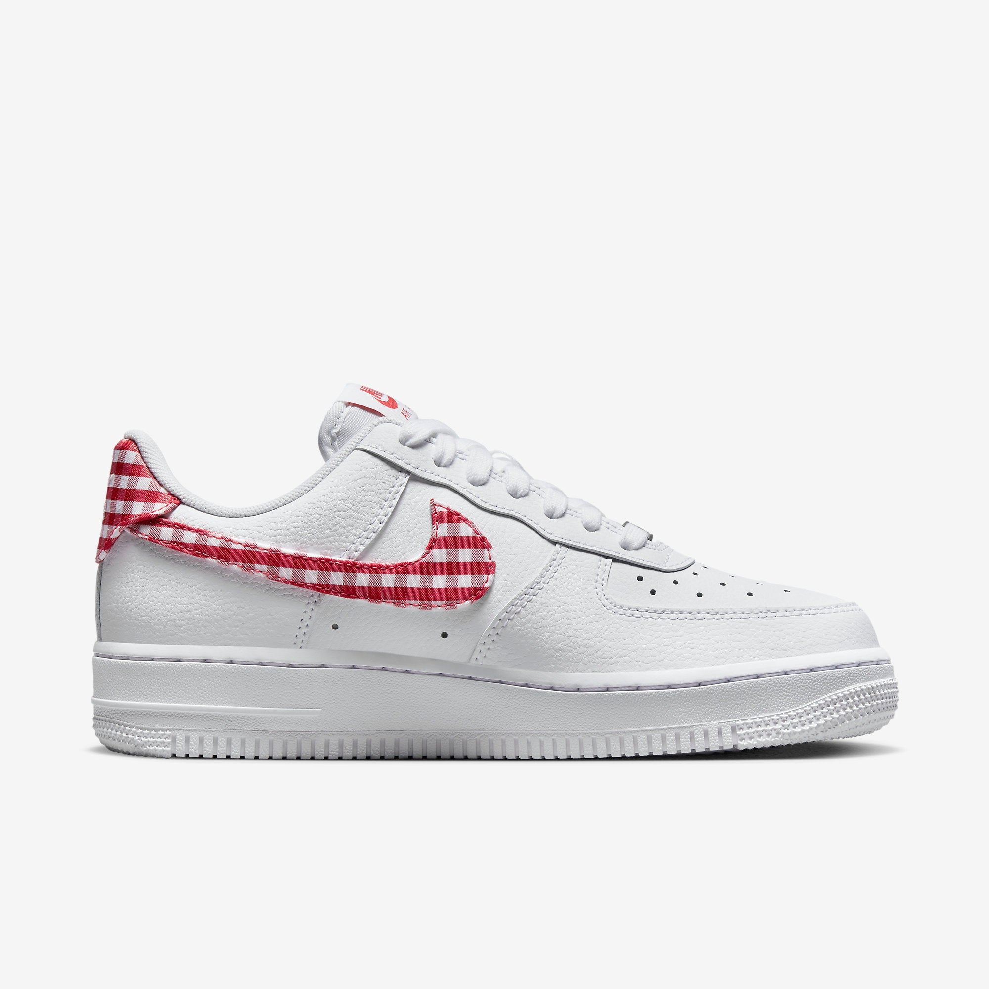 Дамски кецове Nike Air Force 1 '07 "Red Gingham" - Airhouse