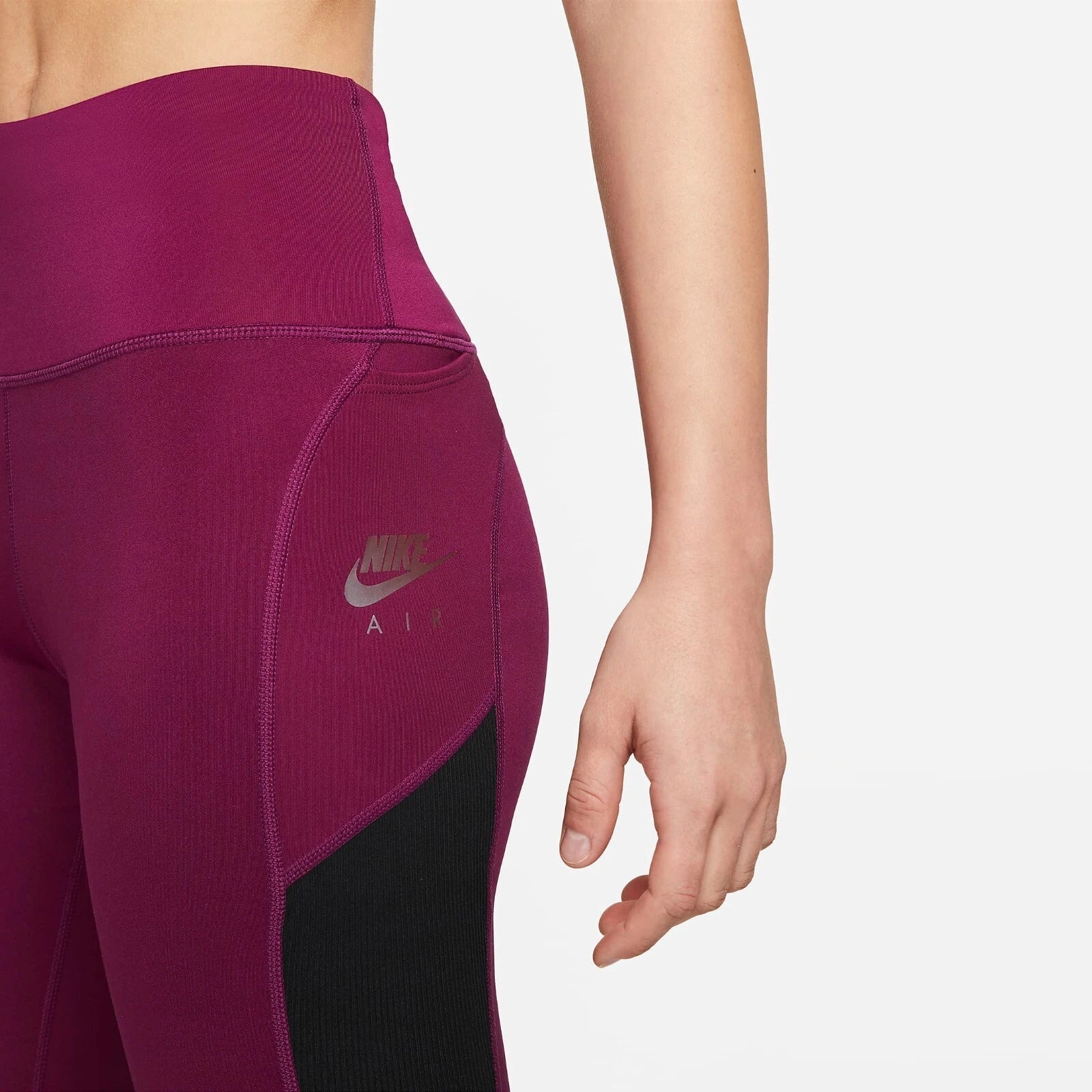 Дамски клин Nike Air Dri-FIT 7/8 Leggings - DM7487-610 детайл джоб