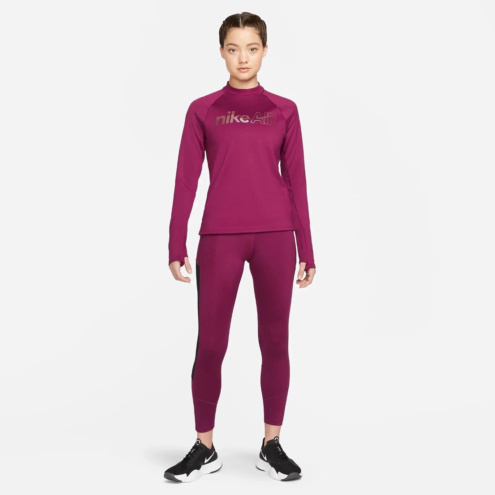 Дамски клин Nike Air Dri-FIT 7/8 Leggings - DM7487-610 модел отпред