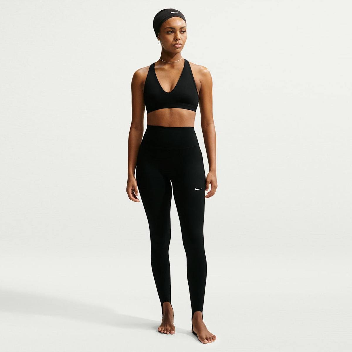 Дамски клин Nike One High-Waisted Full-Length Stirrup Leggings - IV4933-010 модел отпред