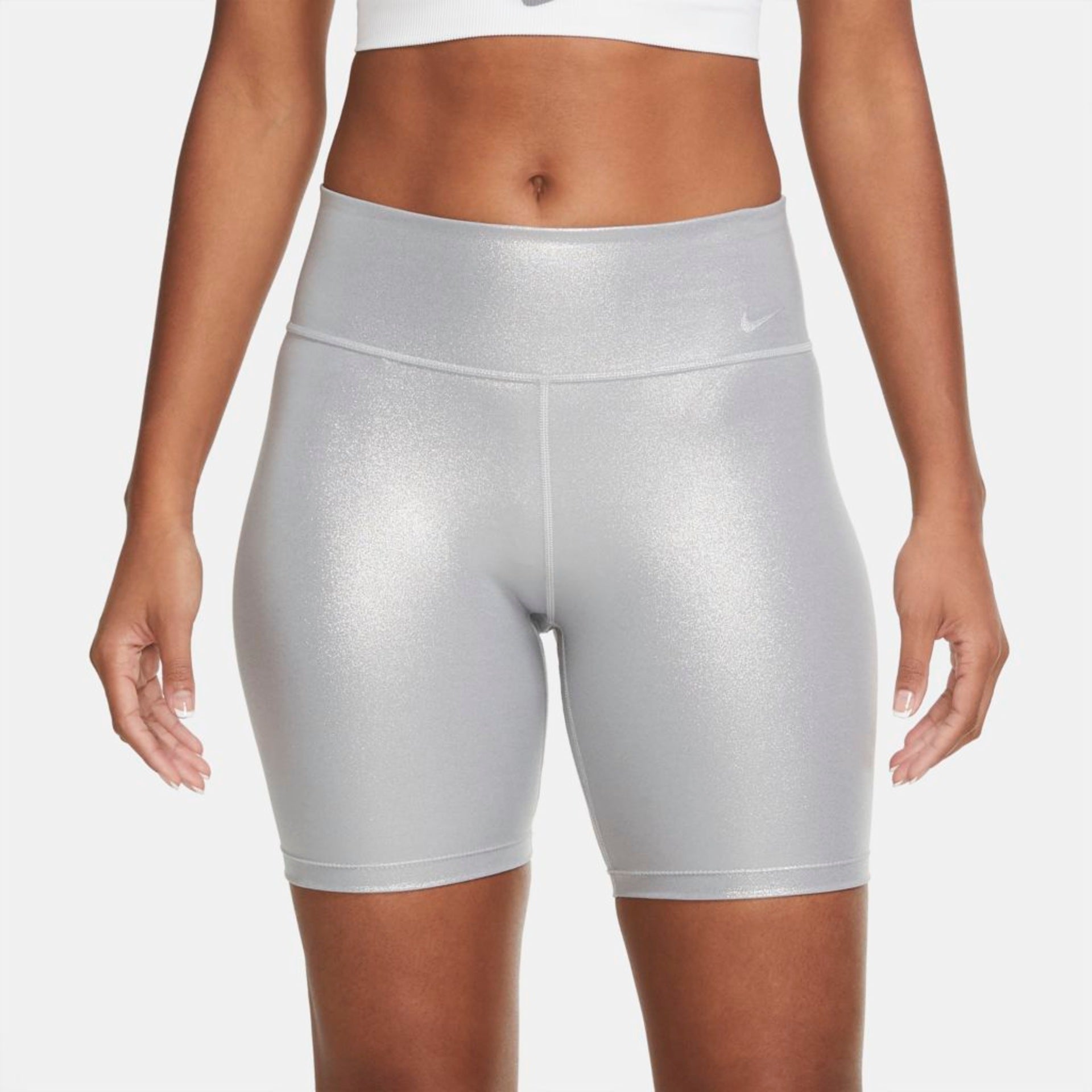 Дамски къс клин Nike One Icon Clash Biker Shorts - CZ1143-077 отпред