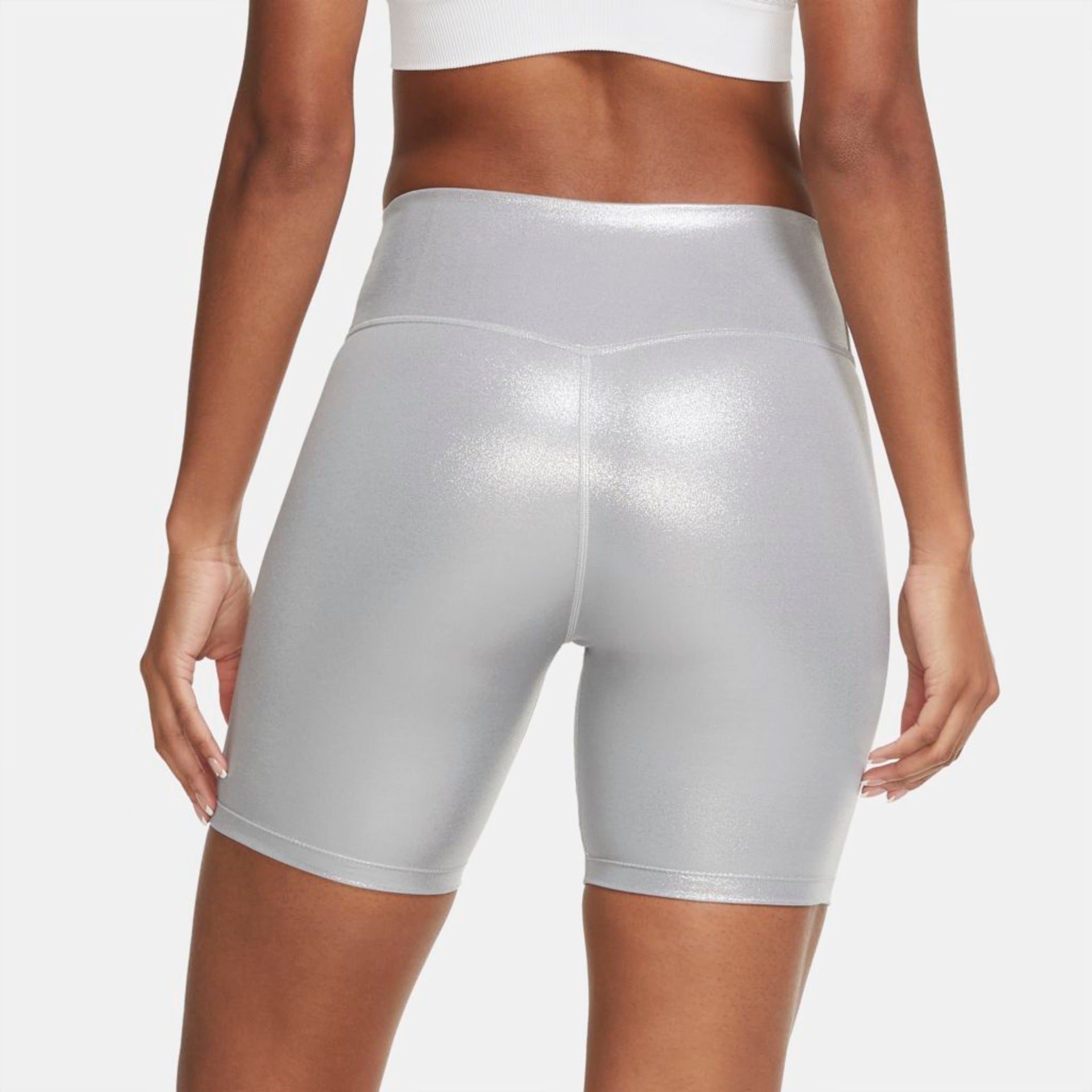 Дамски къс клин Nike One Icon Clash Biker Shorts - CZ1143-077 отзад