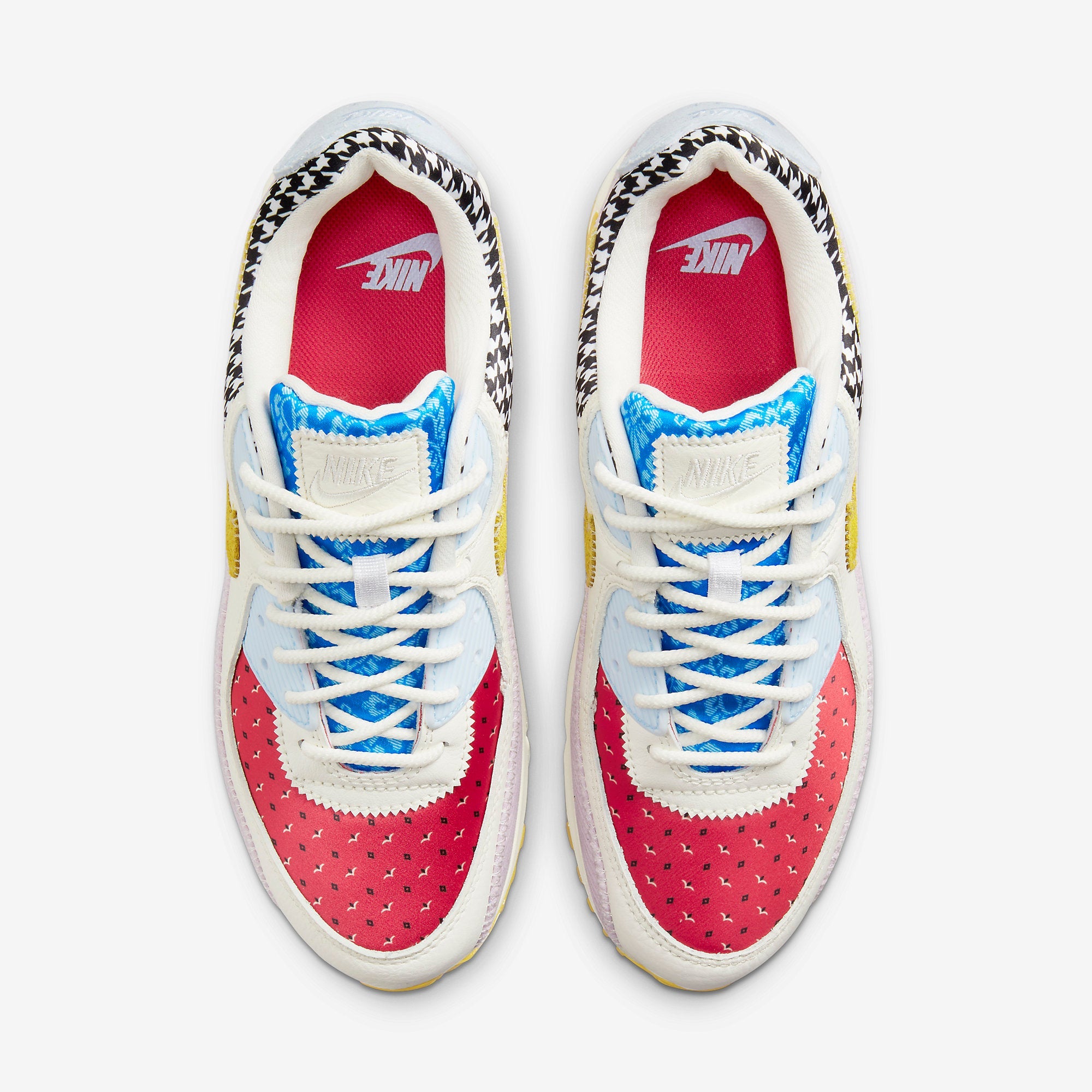 Дамски маратонки Nike Air Max 90 "Patchwork" - DM8075-100 отгоре