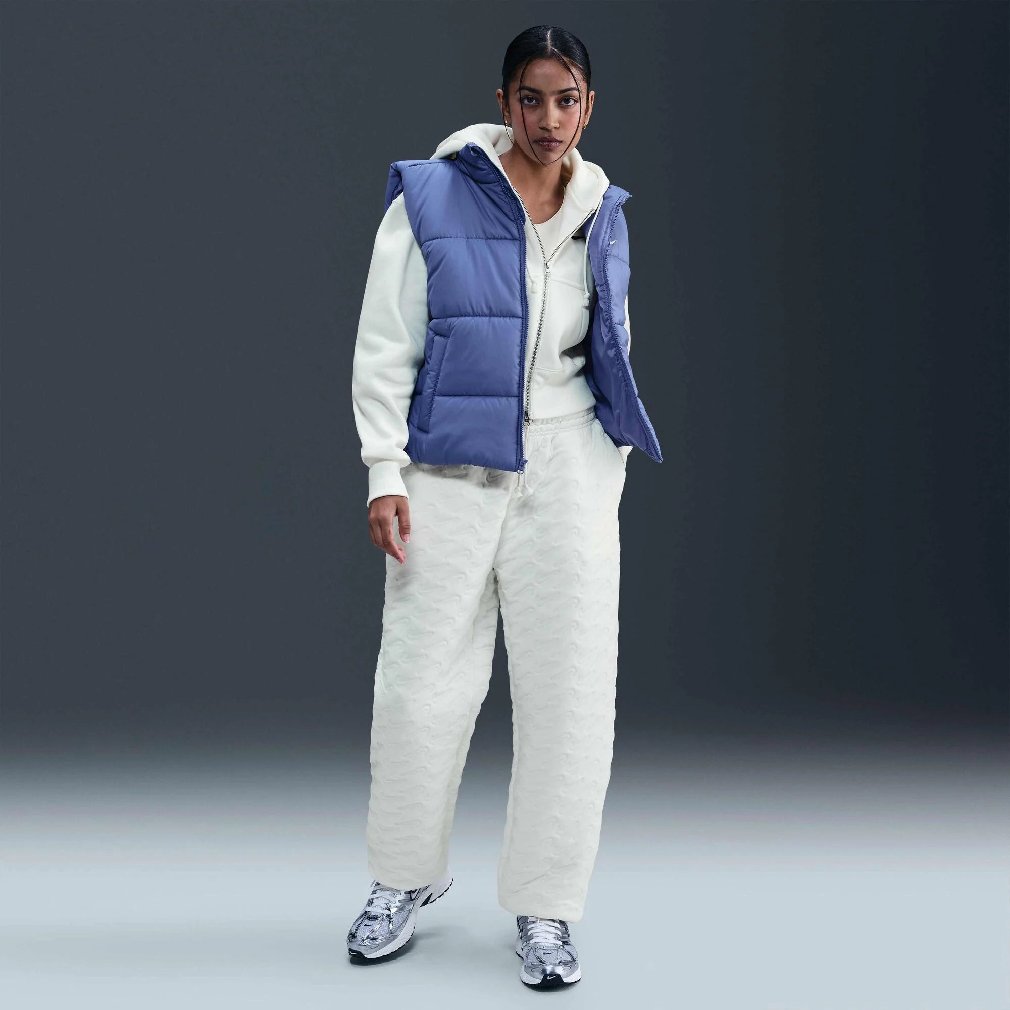 Дамски панталон Nike Phoenix Fleece Jacquard Trousers - Airhouse