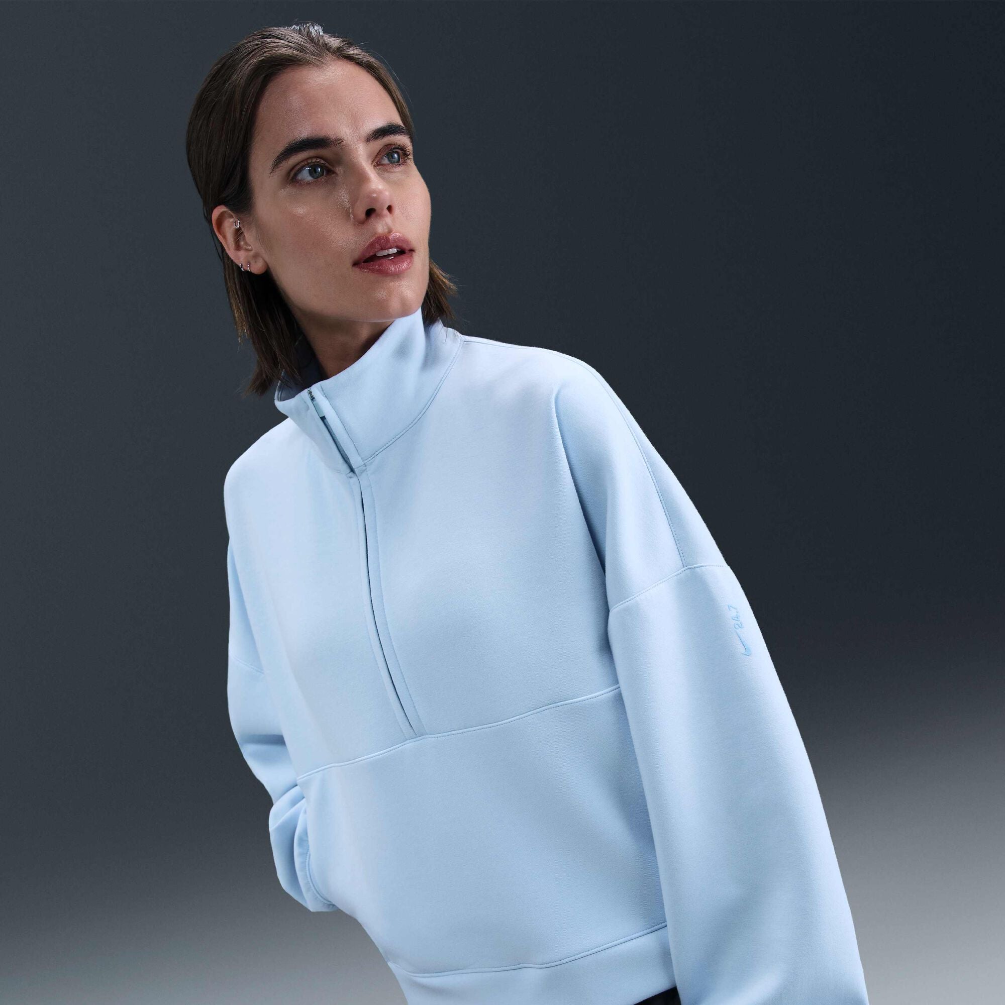 Дамски суитшърт Nike 24.7 ImpossiblySoft Top - Airhouse