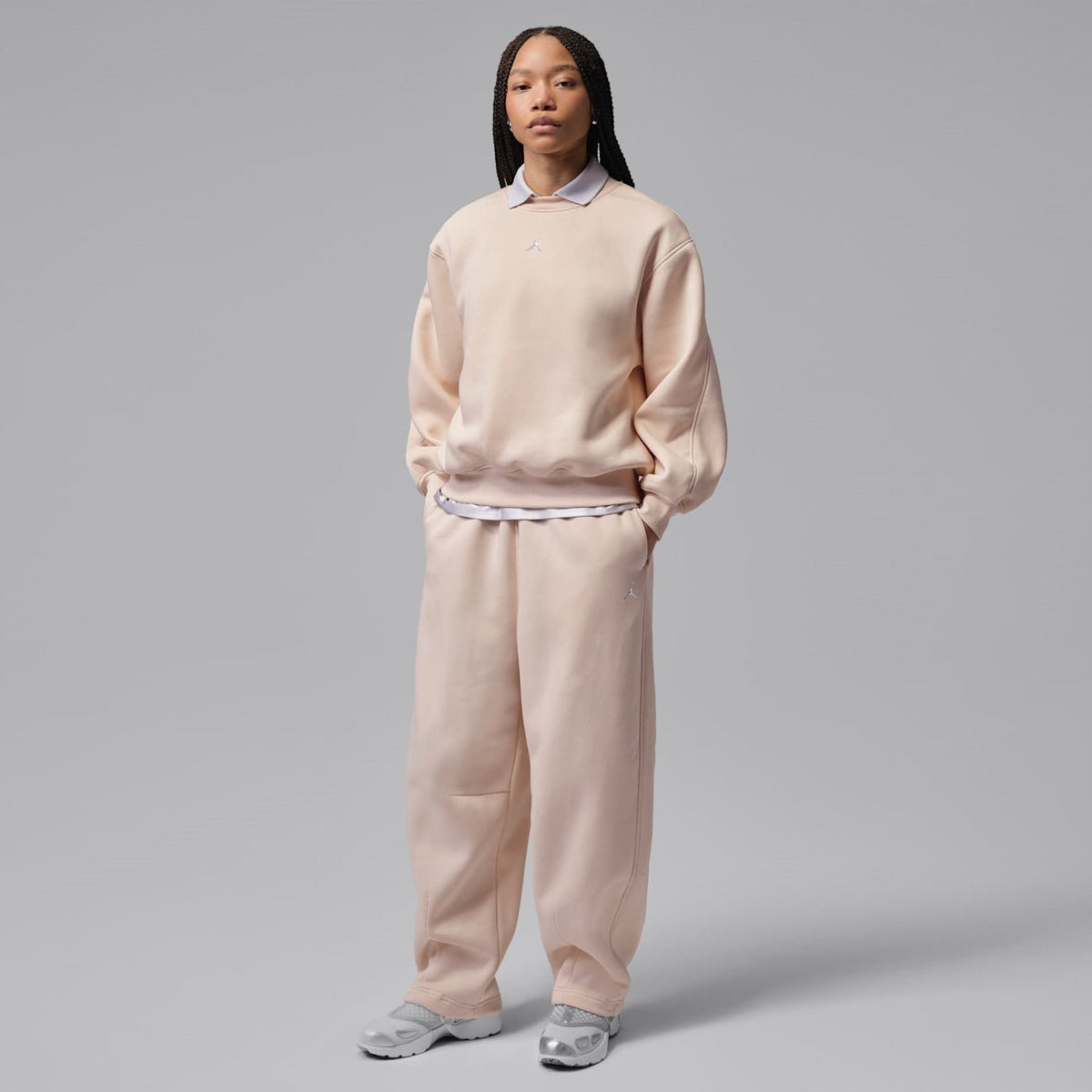 Дамски суитшърт Jordan Brooklyn Fleece Crew-Neck Sweatshirt - IM7288-272 модел