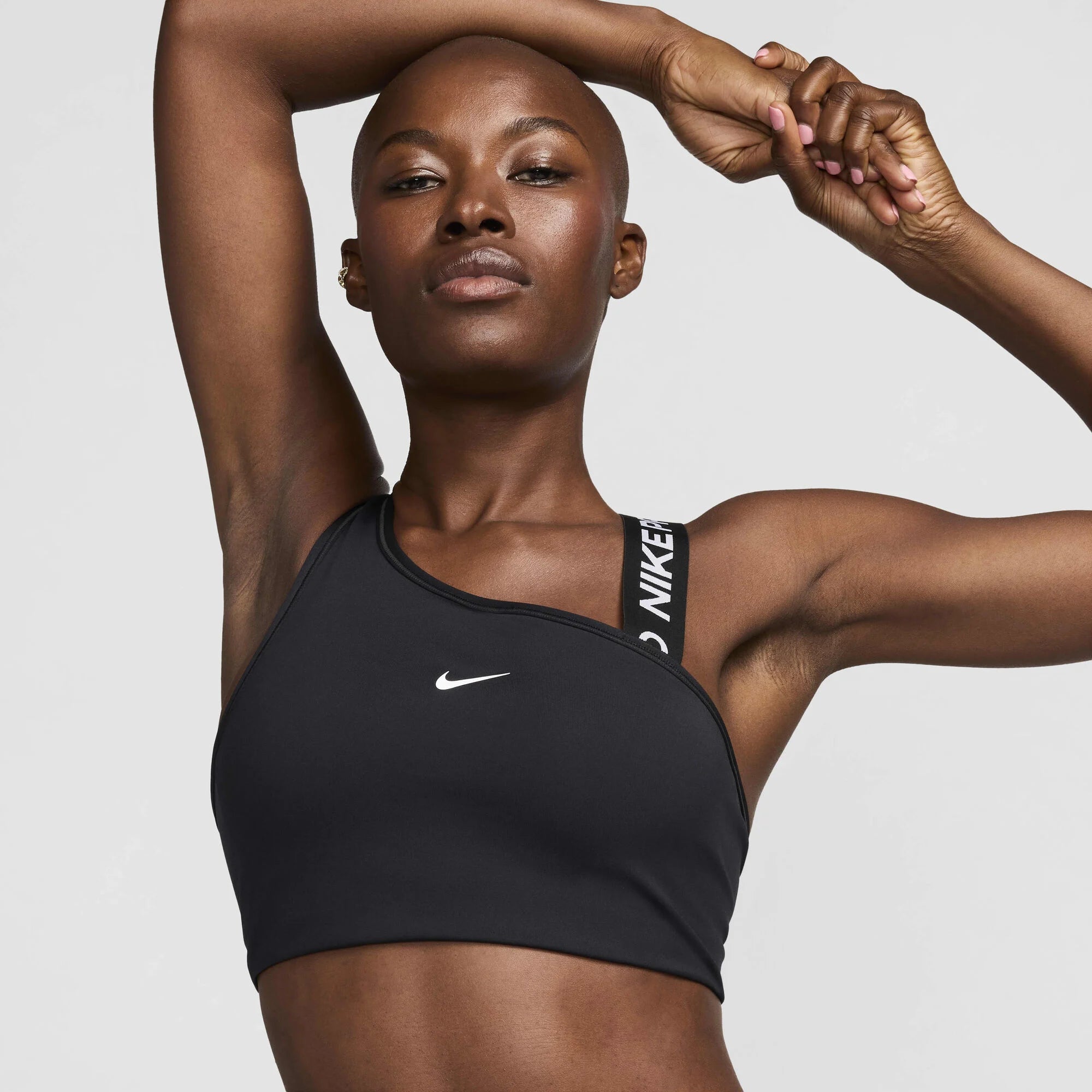 Дамско бюстие Nike Pro Swoosh Asymmetrical Sports Bra - Airhouse